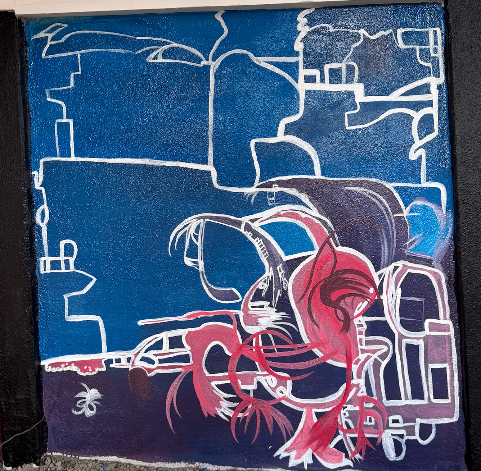 Acrylic on Exterior wall