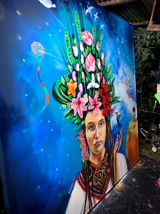 Mural Reina de Las Flores