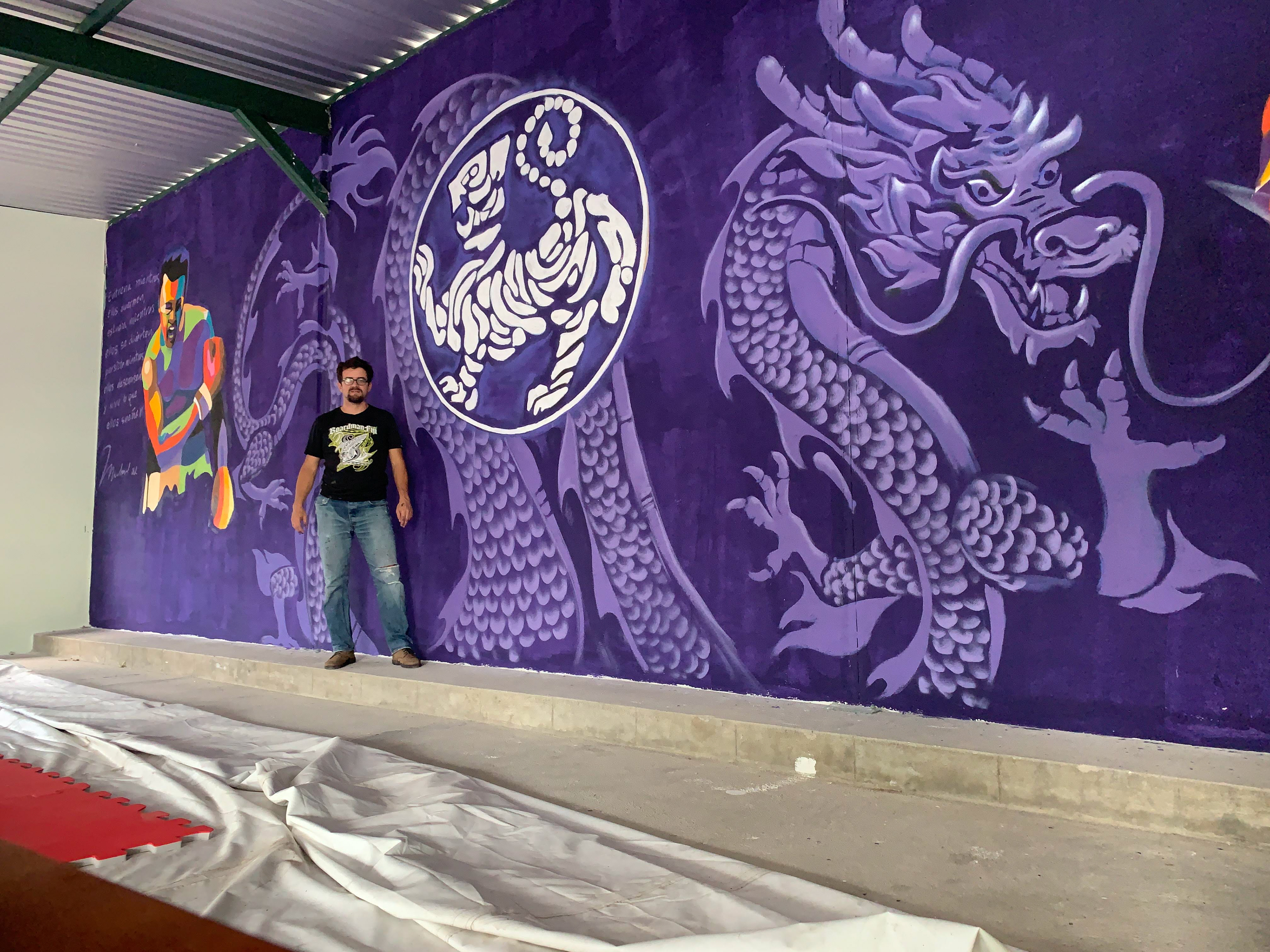 Mural Dojo Mario Jimenez