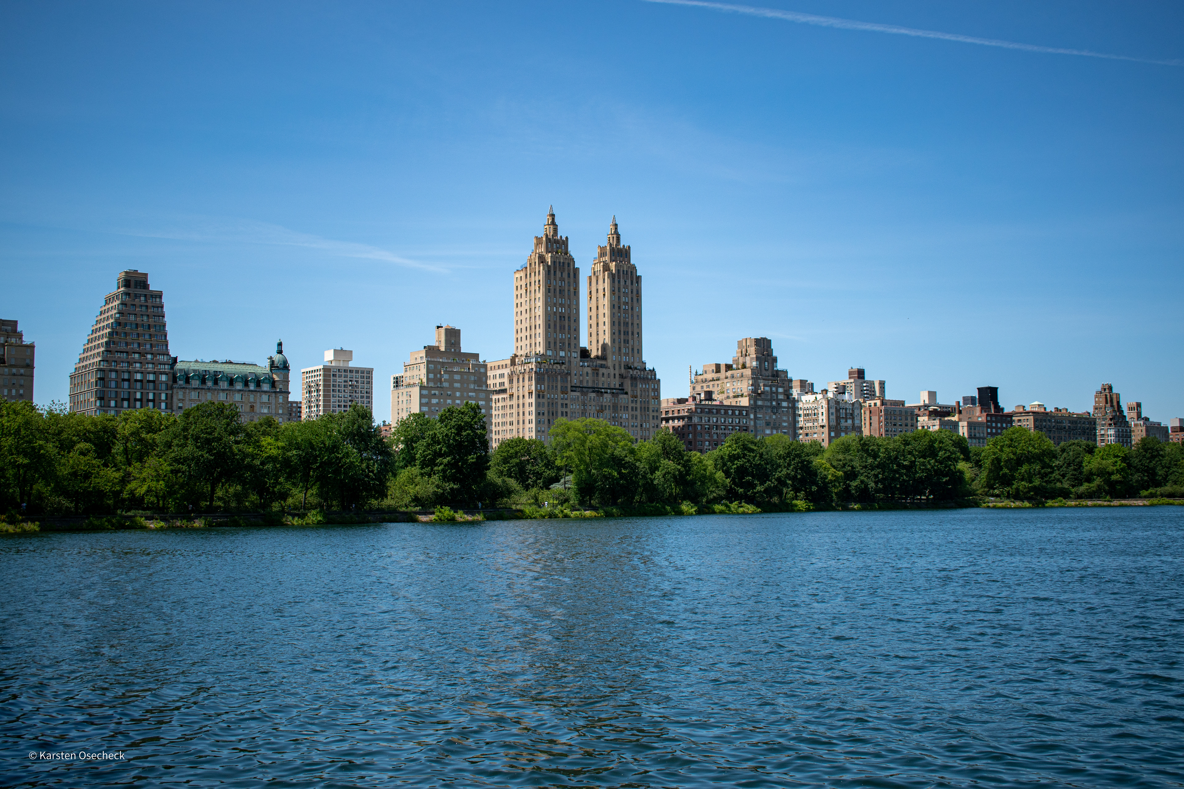 The San Remo from across the lake