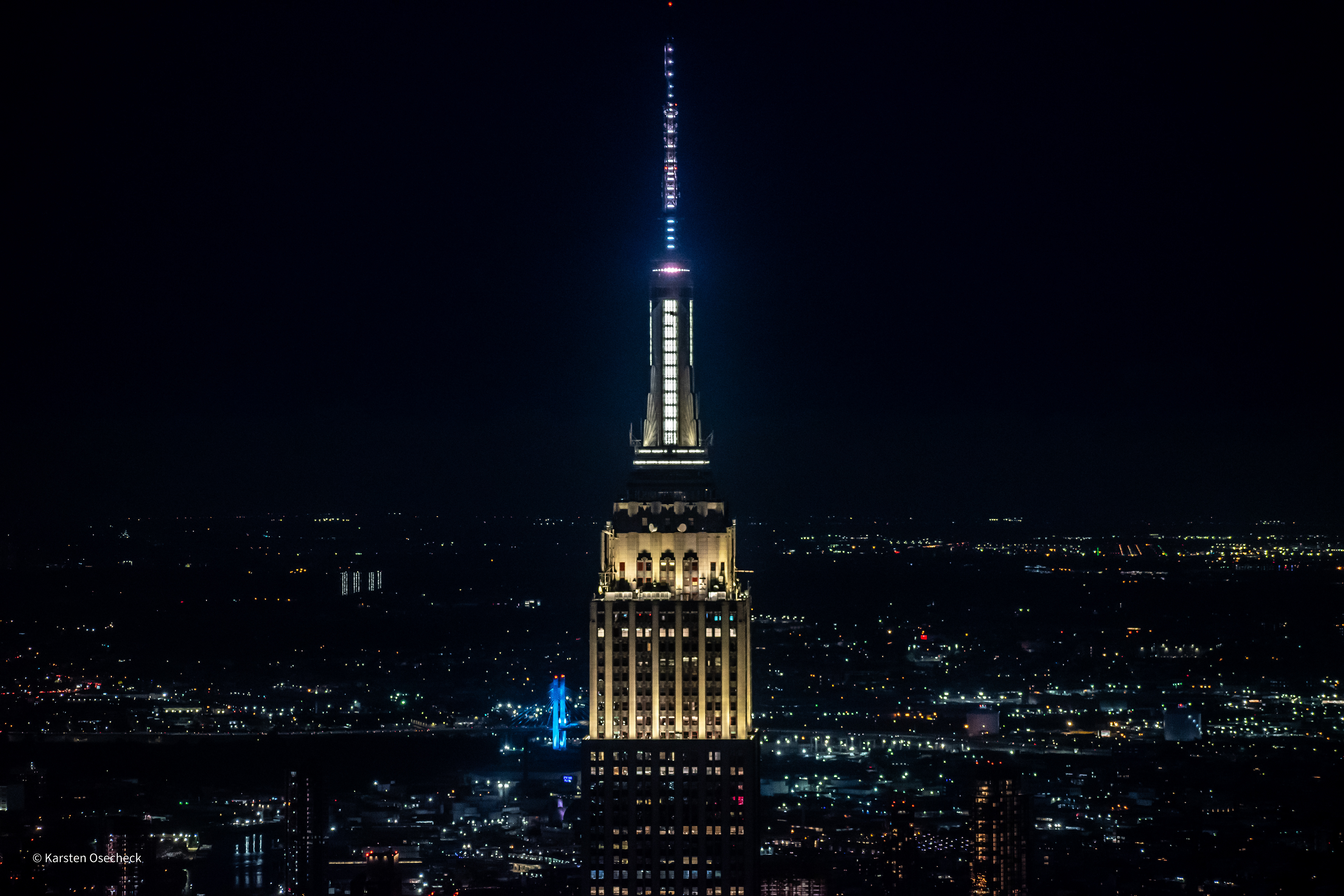 Empire State Building at night