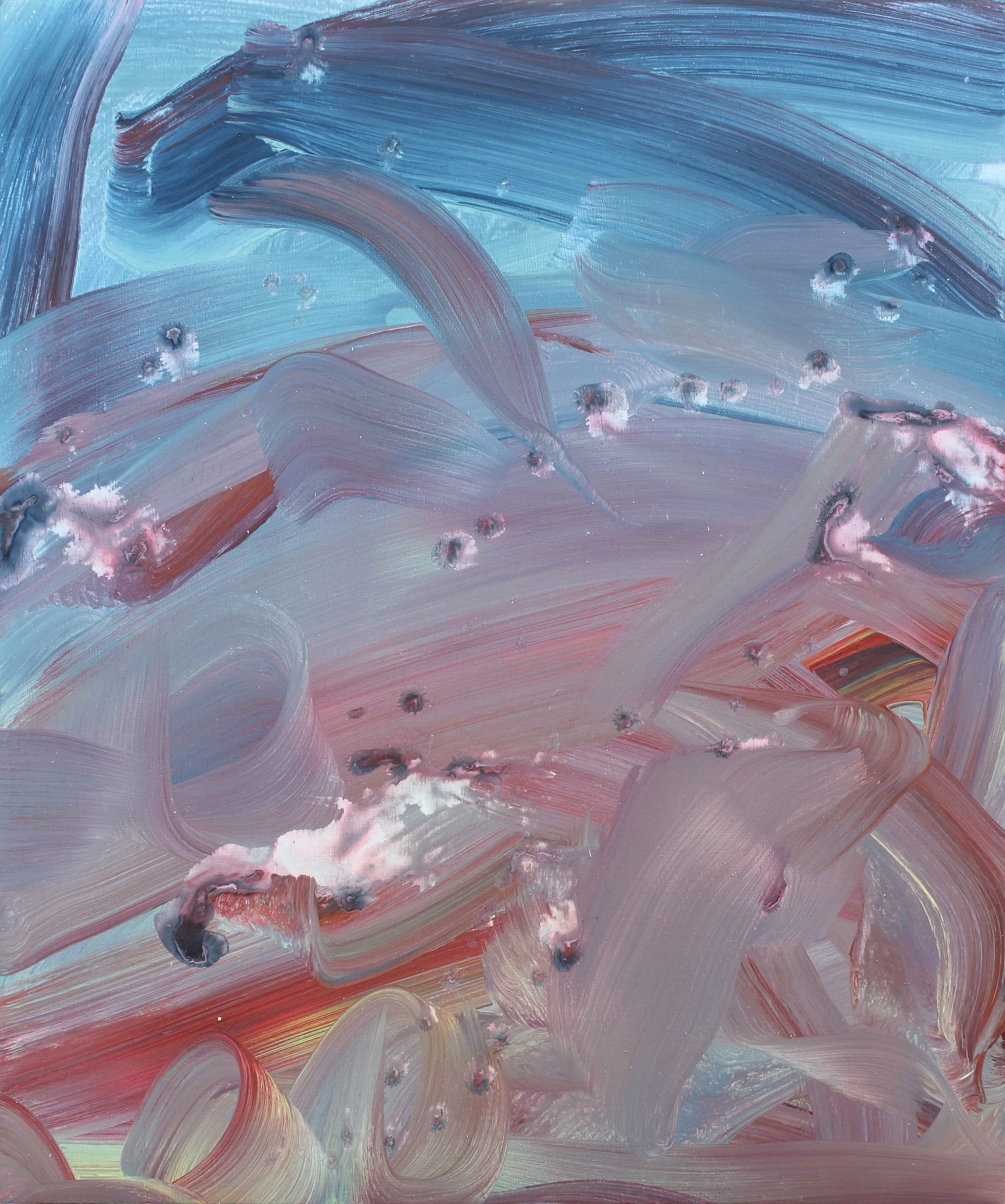 생의 감각3 48.5x40.5cm  Acrylic on canvas 2019