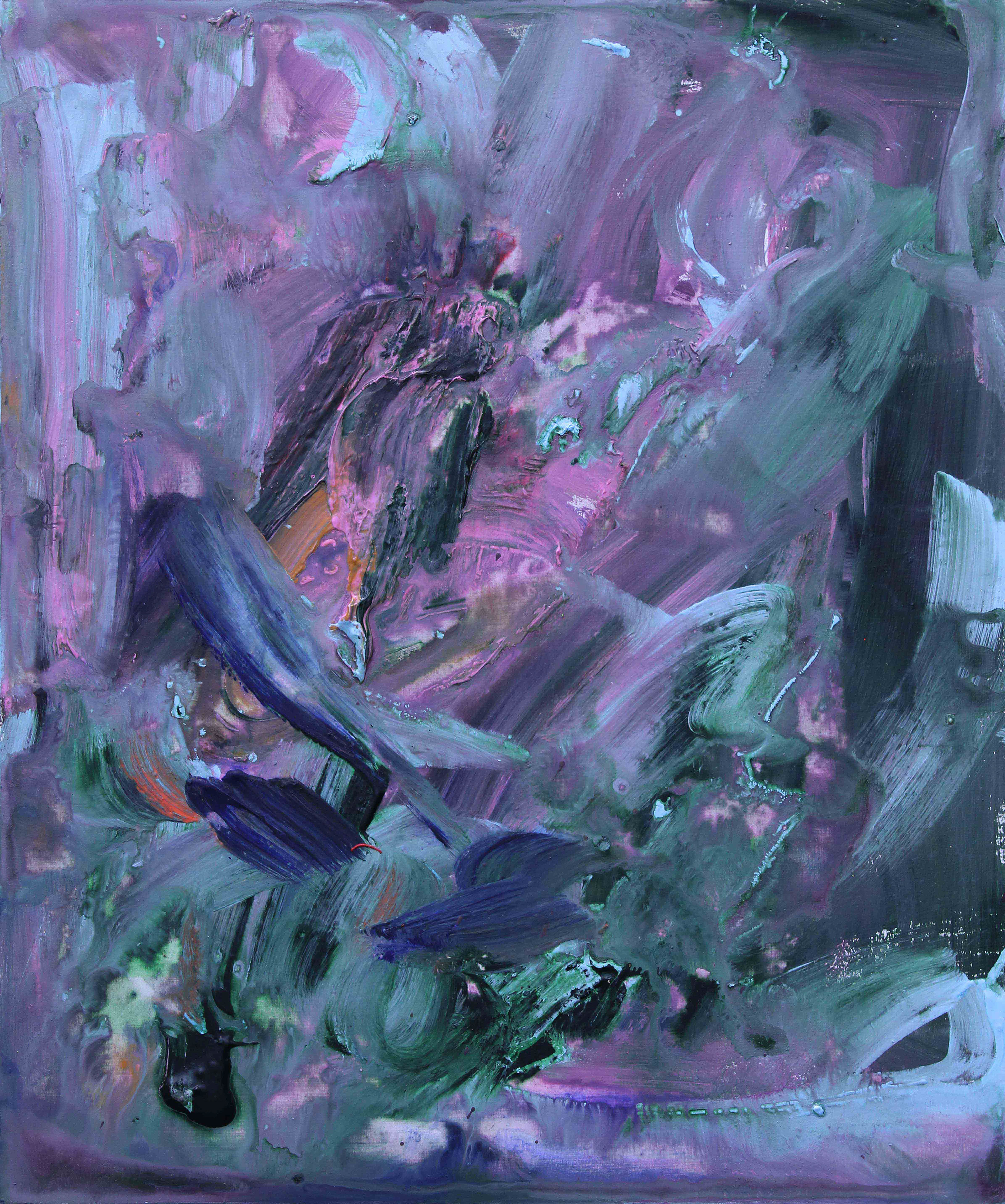 생의 감각22  48.5x40.5cm  Acrylic on wood panel 2020