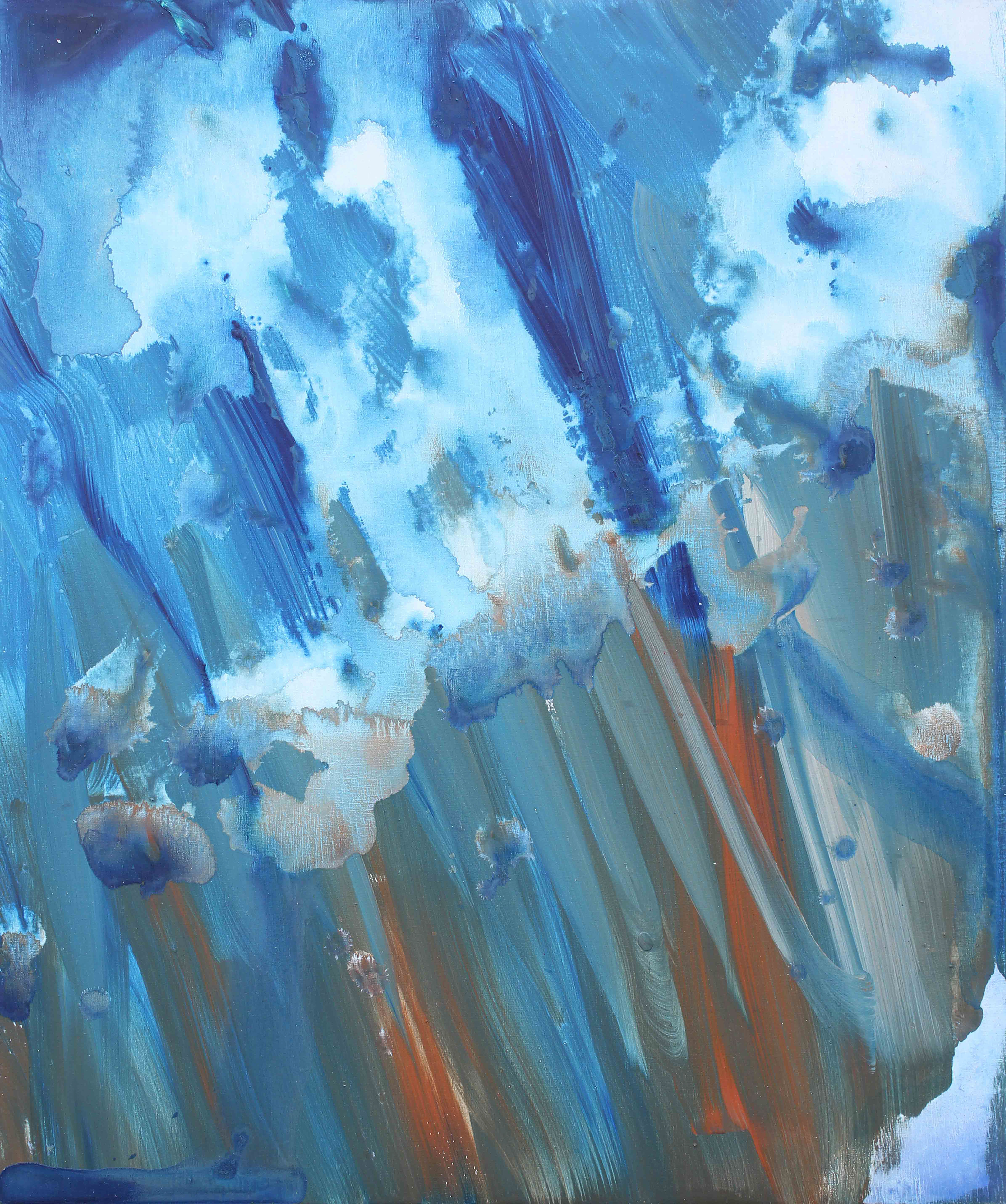 생의 감각2  48.5x40.5cm  Acrylic on canvas 2019