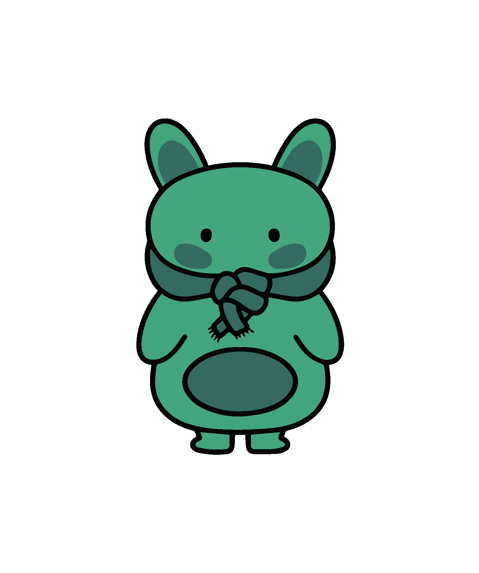 Green - "Let's be friends"