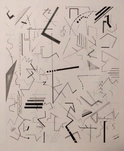 Title: Line Project; Mixed Media