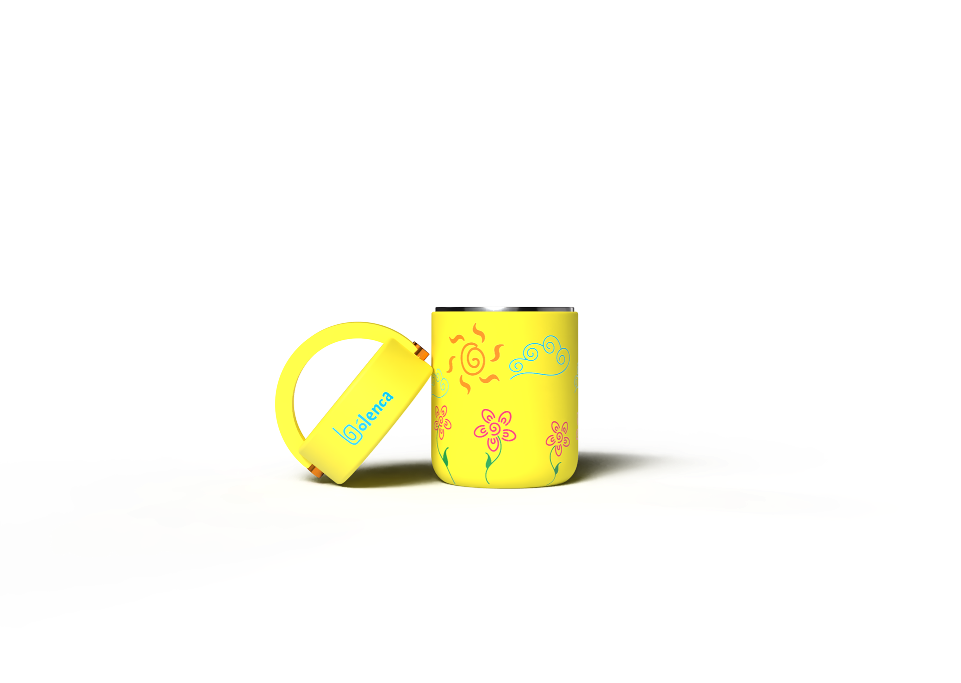 High definition render of container design