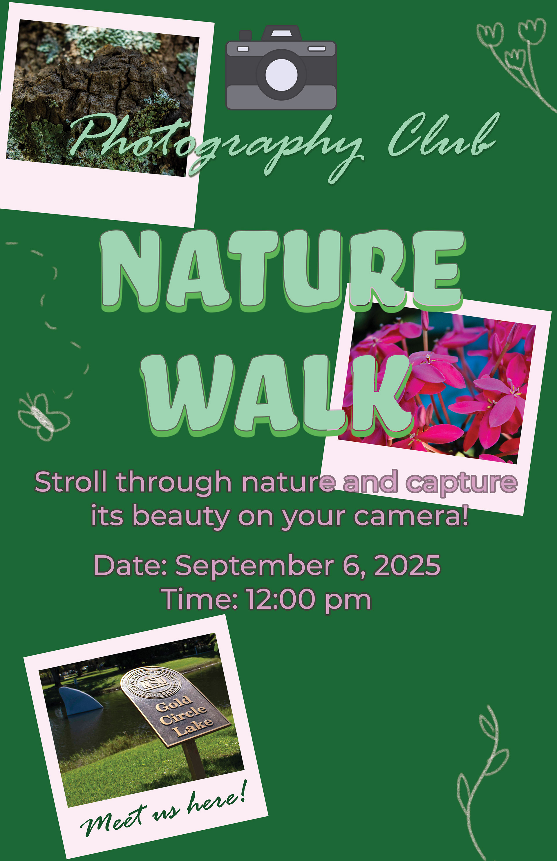 Poster for Photography Club event