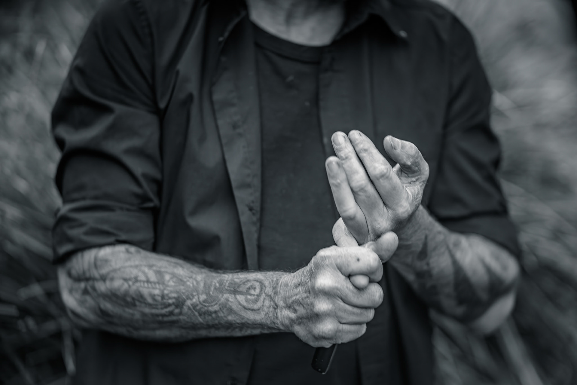 Matt outside Hotel Bristol on Cuba Street