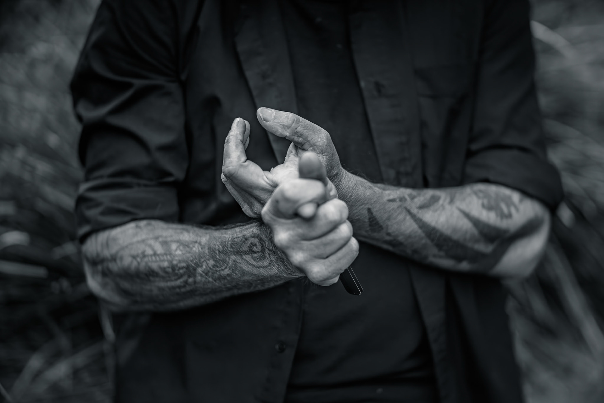 Matt outside Hotel Bristol on Cuba Street