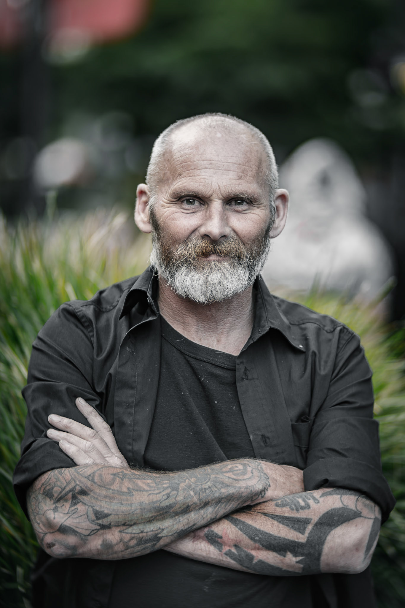 Matt outside Hotel Bristol on Cuba Street