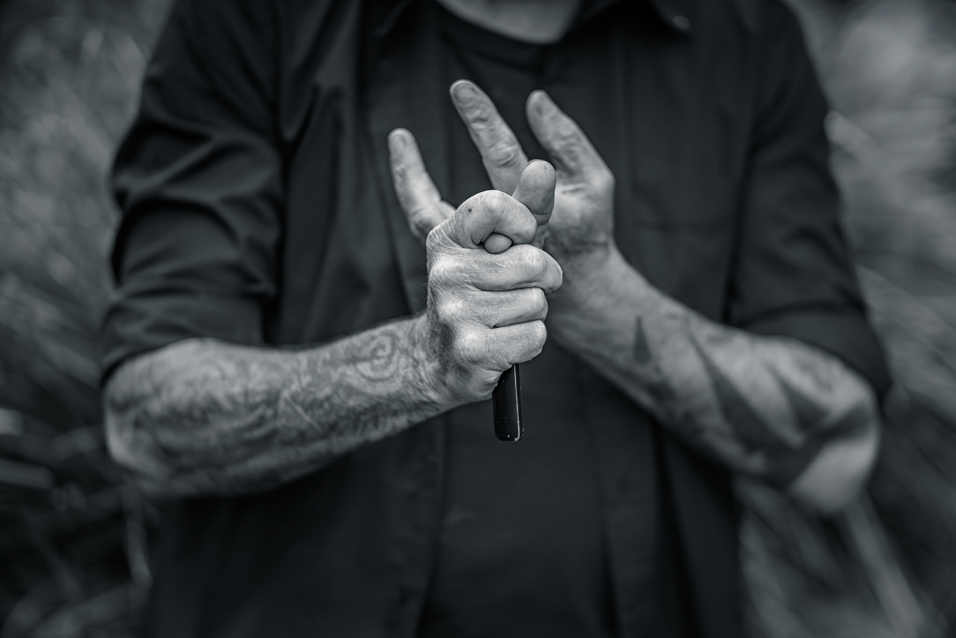 Matt outside Hotel Bristol on Cuba Street