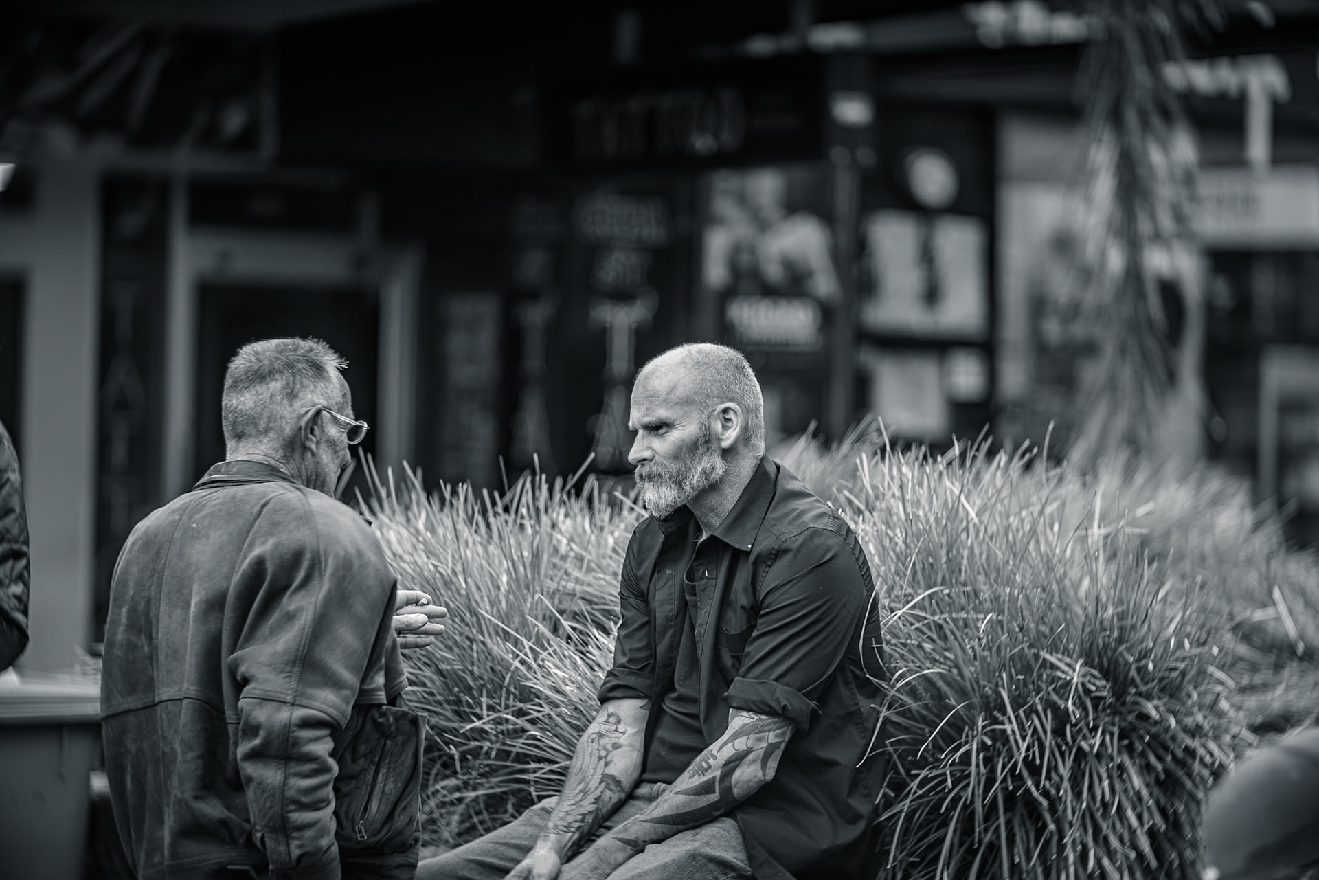 Matt outside Hotel Bristol on Cuba Street