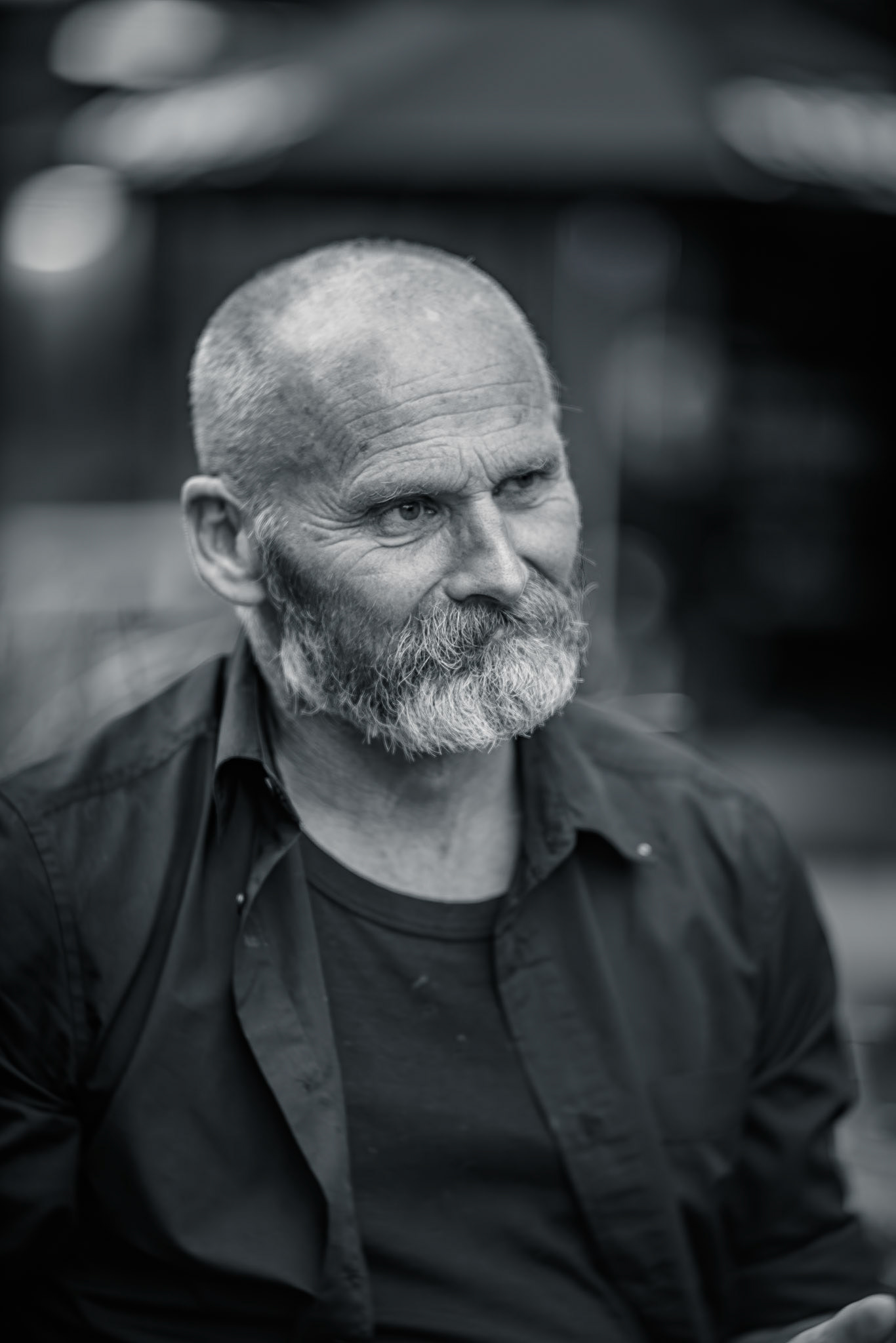 Matt outside Hotel Bristol on Cuba Street