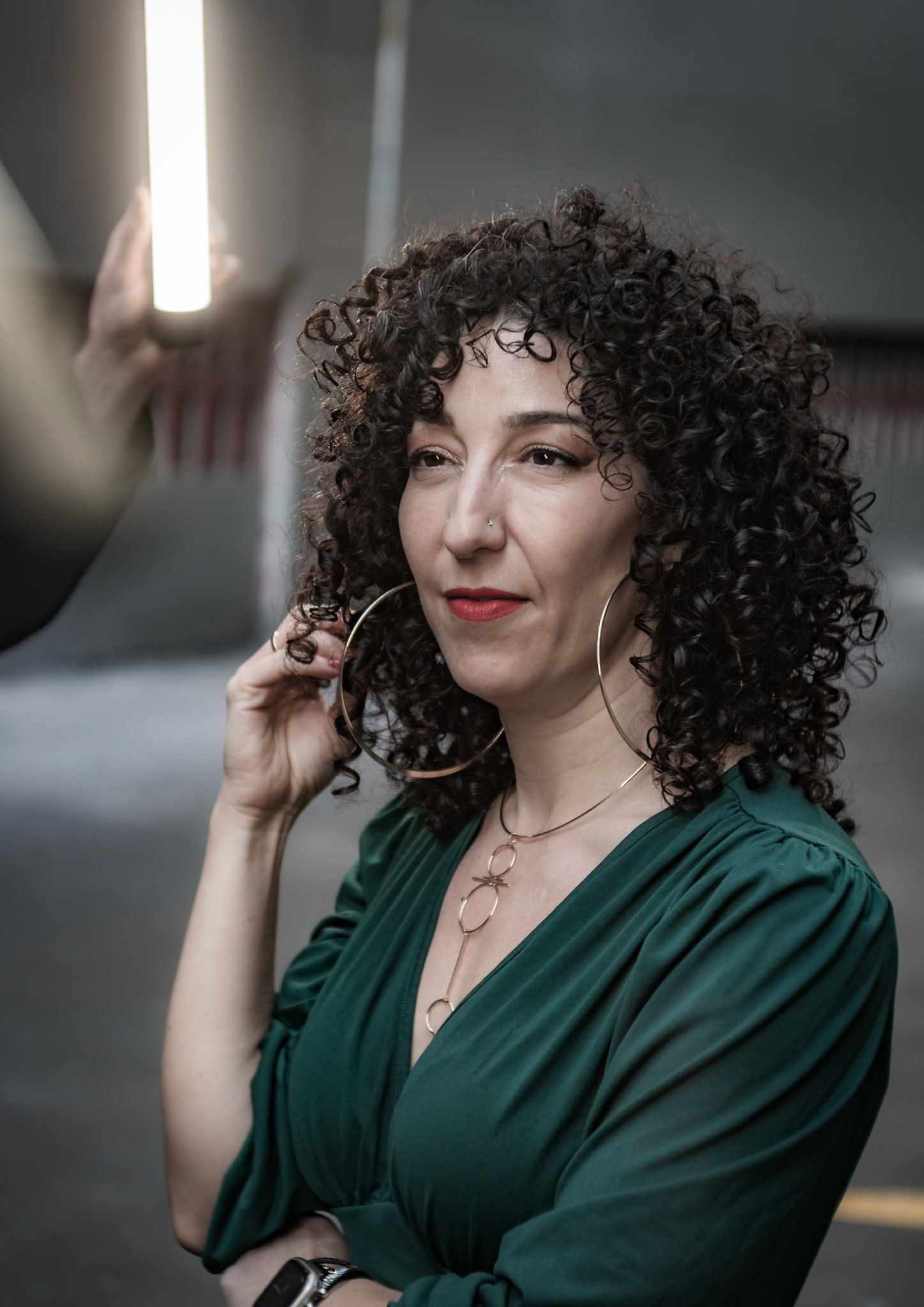 Tatiana outside Opera House Lane