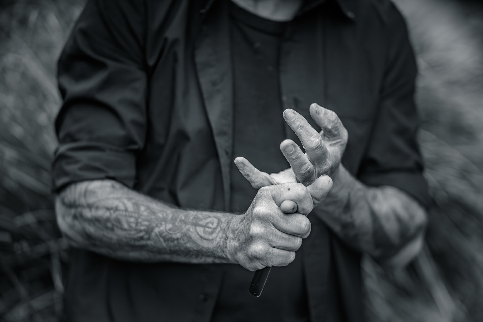 Matt outside Hotel Bristol on Cuba Street