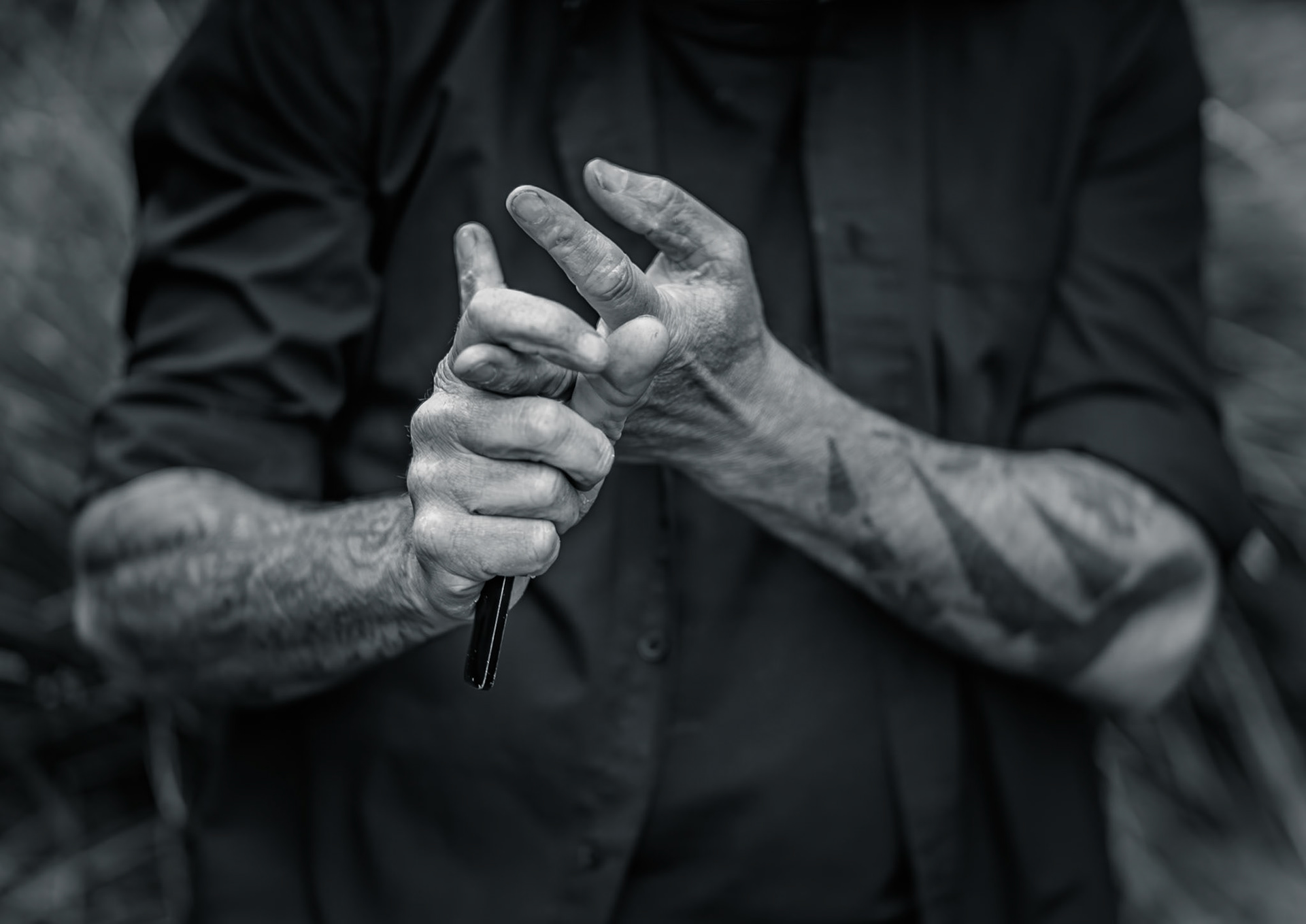 Matt outside Hotel Bristol on Cuba Street