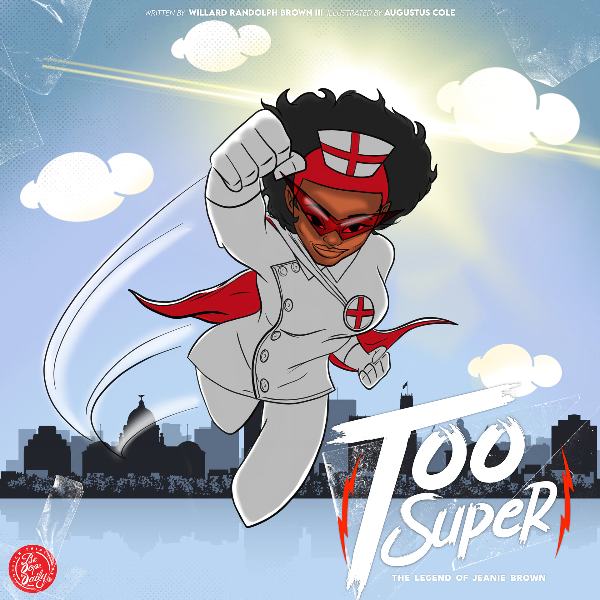 Book Cover Illustration for Too Super