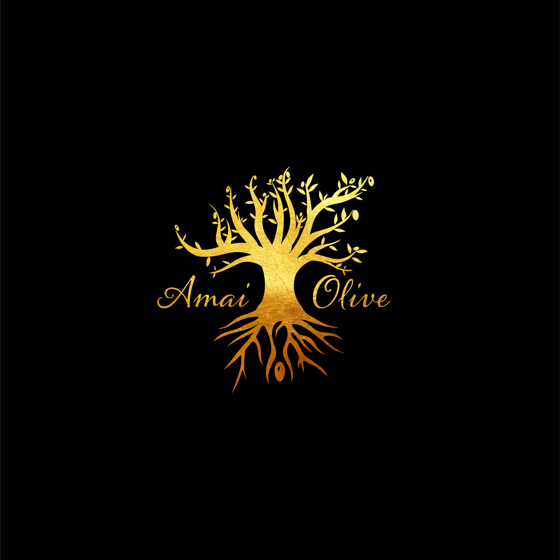 Amai Olive-Gold Effect 