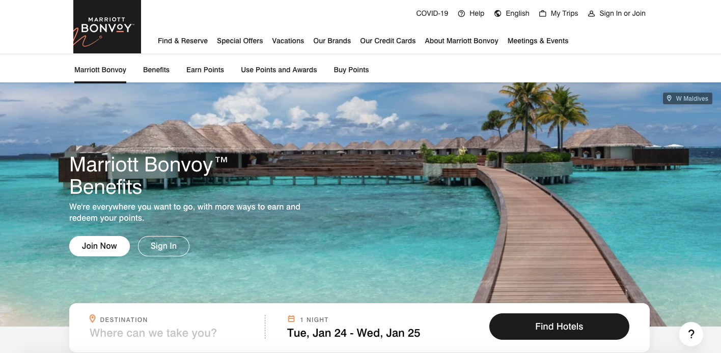 Image courtesy of Marriott Bonvoy TM. All rights reserved.