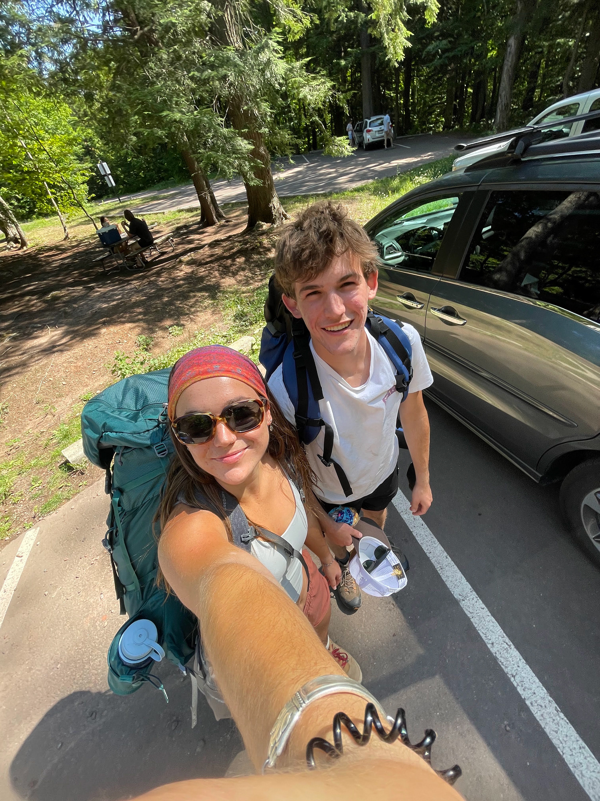 I took my brother backpacking for the first time this summer
