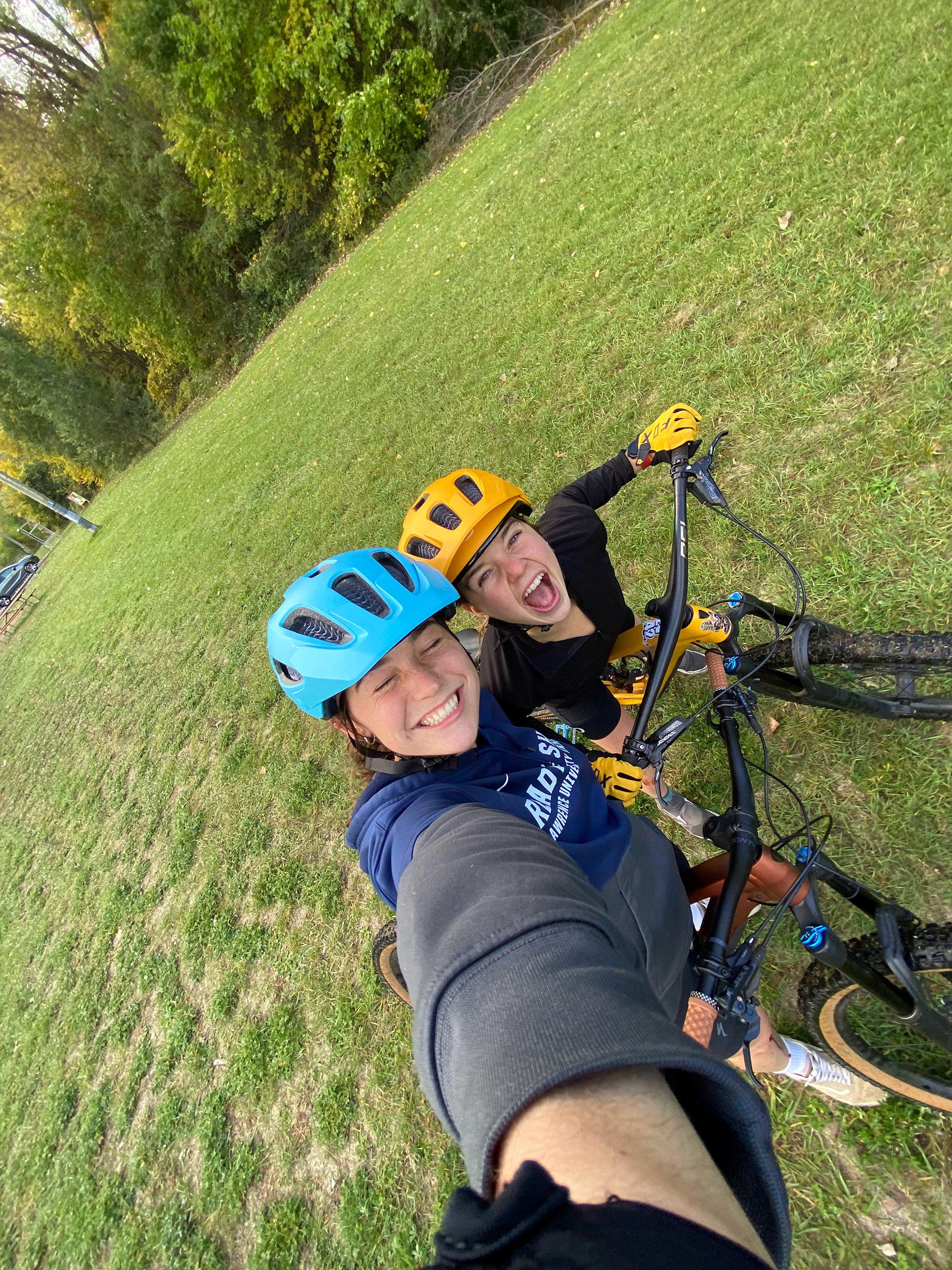 I was a mountain bike coach for a few years & love working with kids