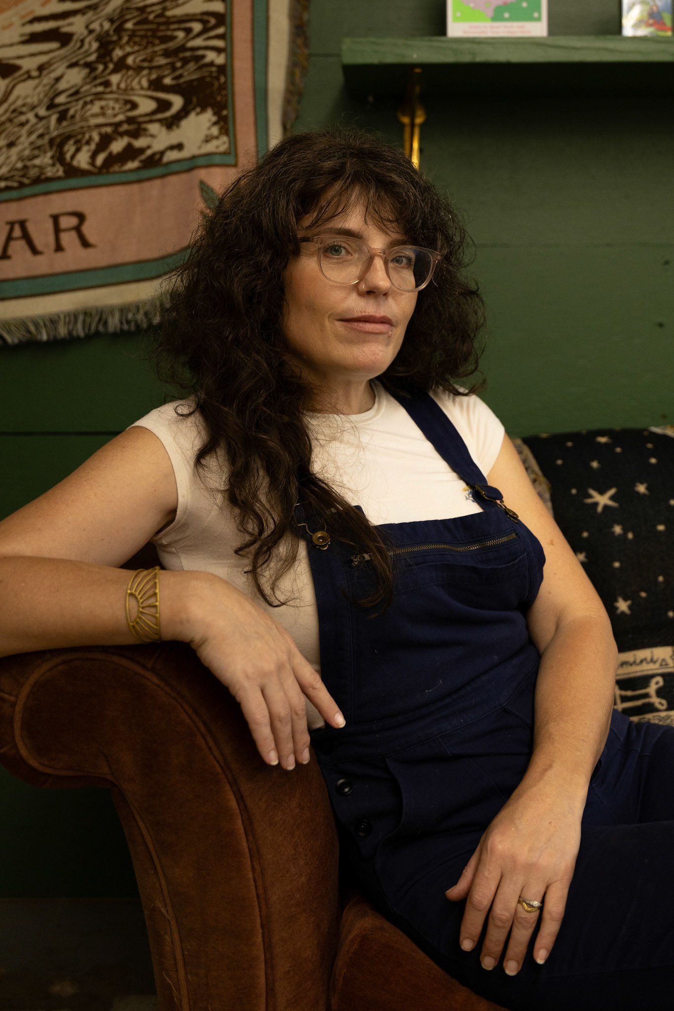 Serra Jaggar, owner of Indie South, poses for a photo inside her store in Athens, Georgia on Monday, Oct. 6, 2025.(Photo/Evan Frilingos; @frilingos.photos)