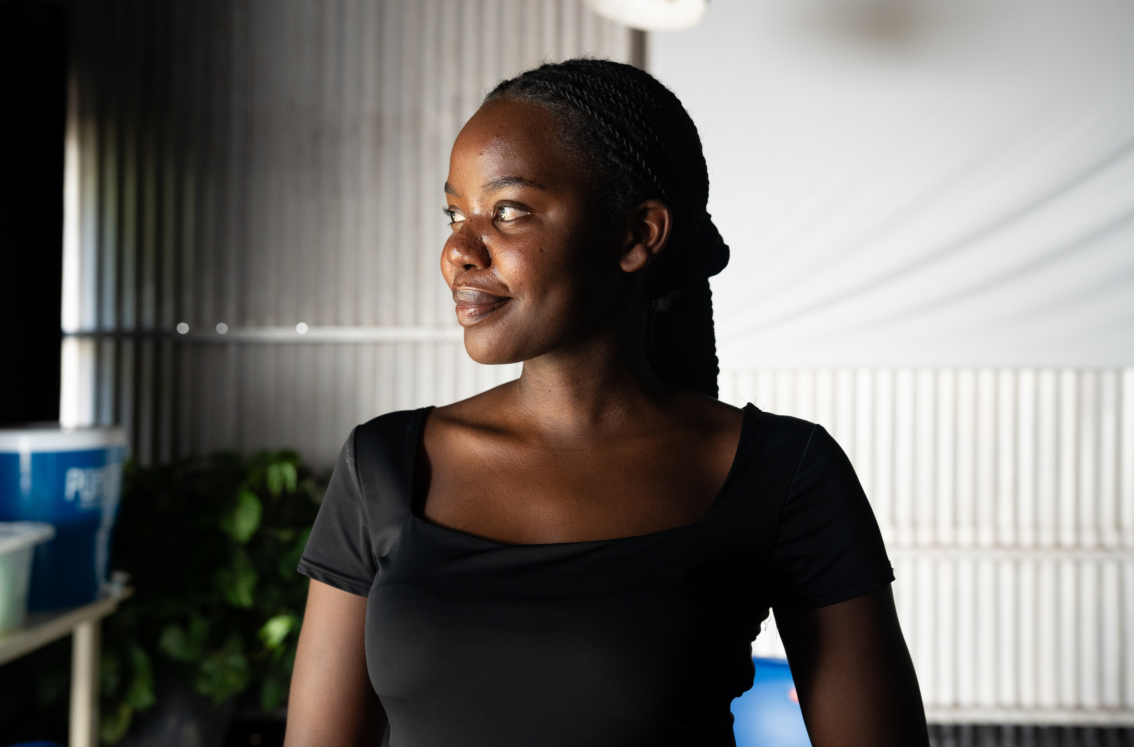 Magnifique Munezero is a clinical psychologist at MHub, a mental health counseling organization that focuses on providing businesses with services for their employees.   “I care about people’s wellbeing and meaningful impact,” she said. “I am passionate about mental health, conversations that change lives and create healthier environments where people can thrive.”   Over 50% of Rwandans had PTSD after the 1994 Genocide against the Tutsi, and generational trauma remains prevalent today. The government has partnered with higher education institutions and mental health organizations to expand access to mental health services. Community initiatives have made space for people affected in any way to come together for group therapy, which has helped strengthen unity.   An emphasis is educating the next generation of mental health professionals, evidenced by the creation of degree pathways and departments in higher education. (Photo/Evan Frilingos 2026)