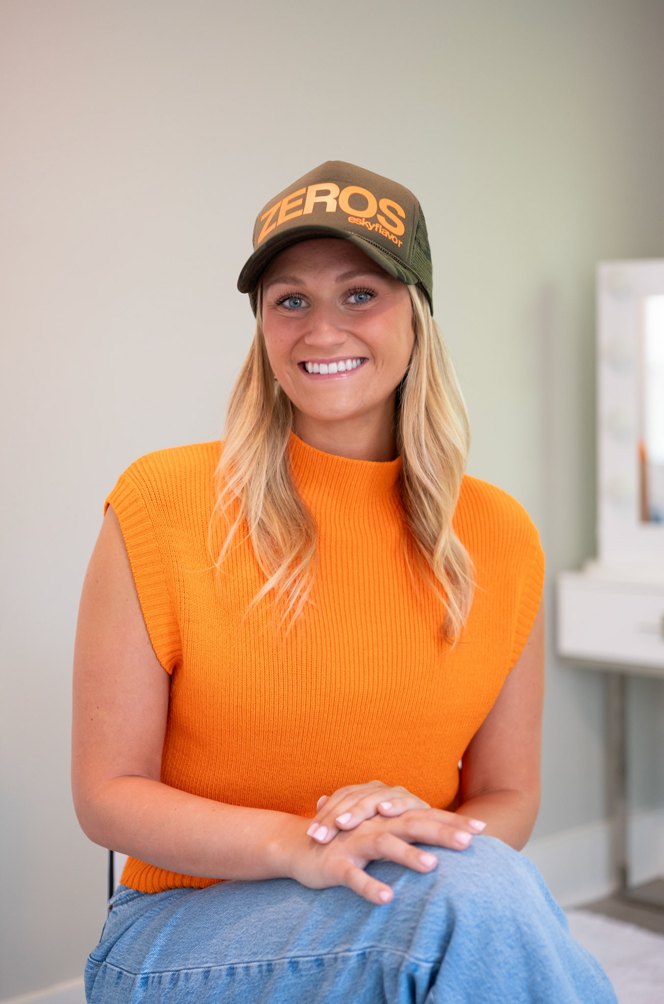 Savannah Serafini poses for a photo at her home studio in Athens, Georgia on Friday, April 19, 2024. (Photo/Evan Frilingos; @frilingos.photos)