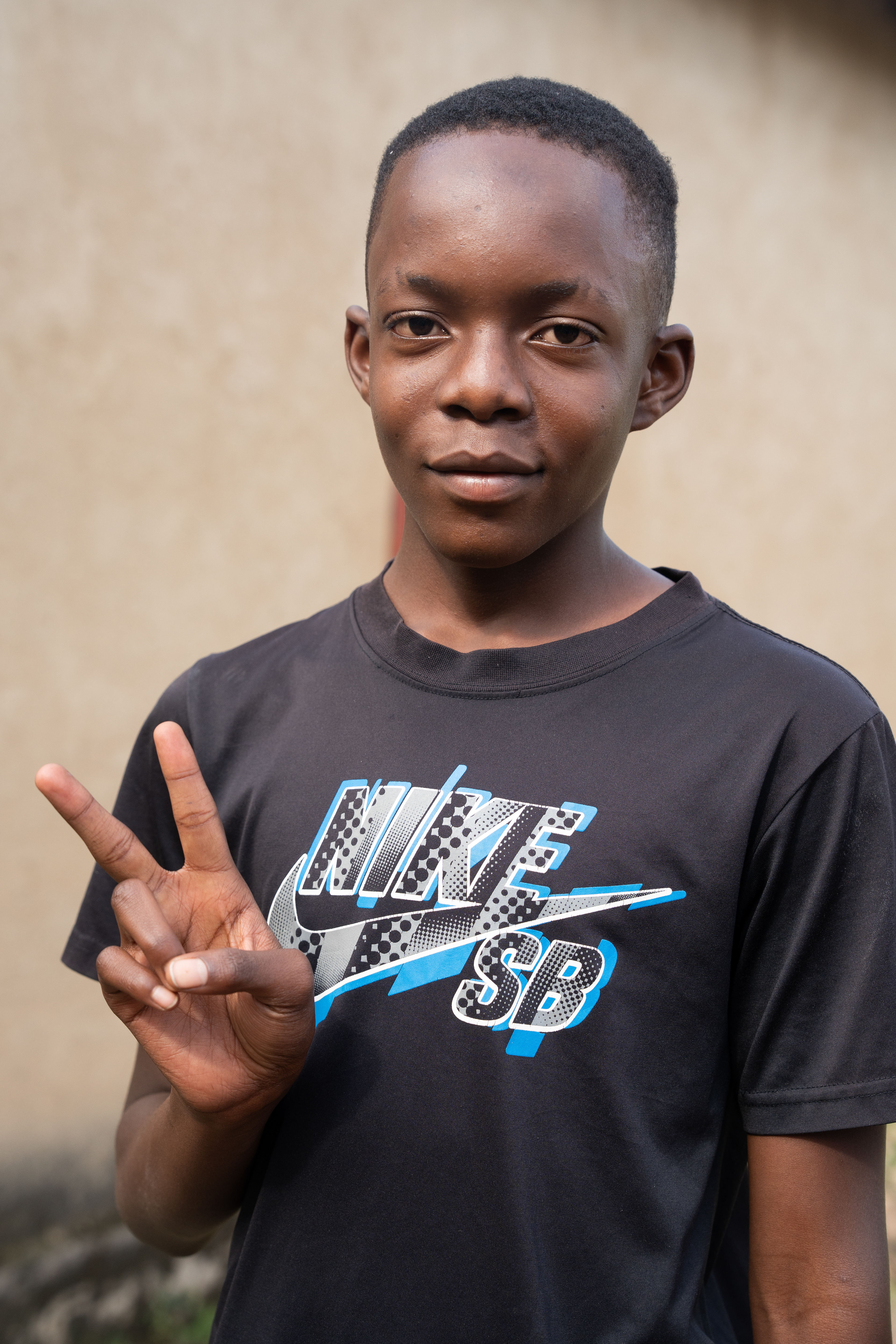 Maxwell, 14, chose the ability to time travel as his dream superpower. (Photo/Evan Frilingos 2026)