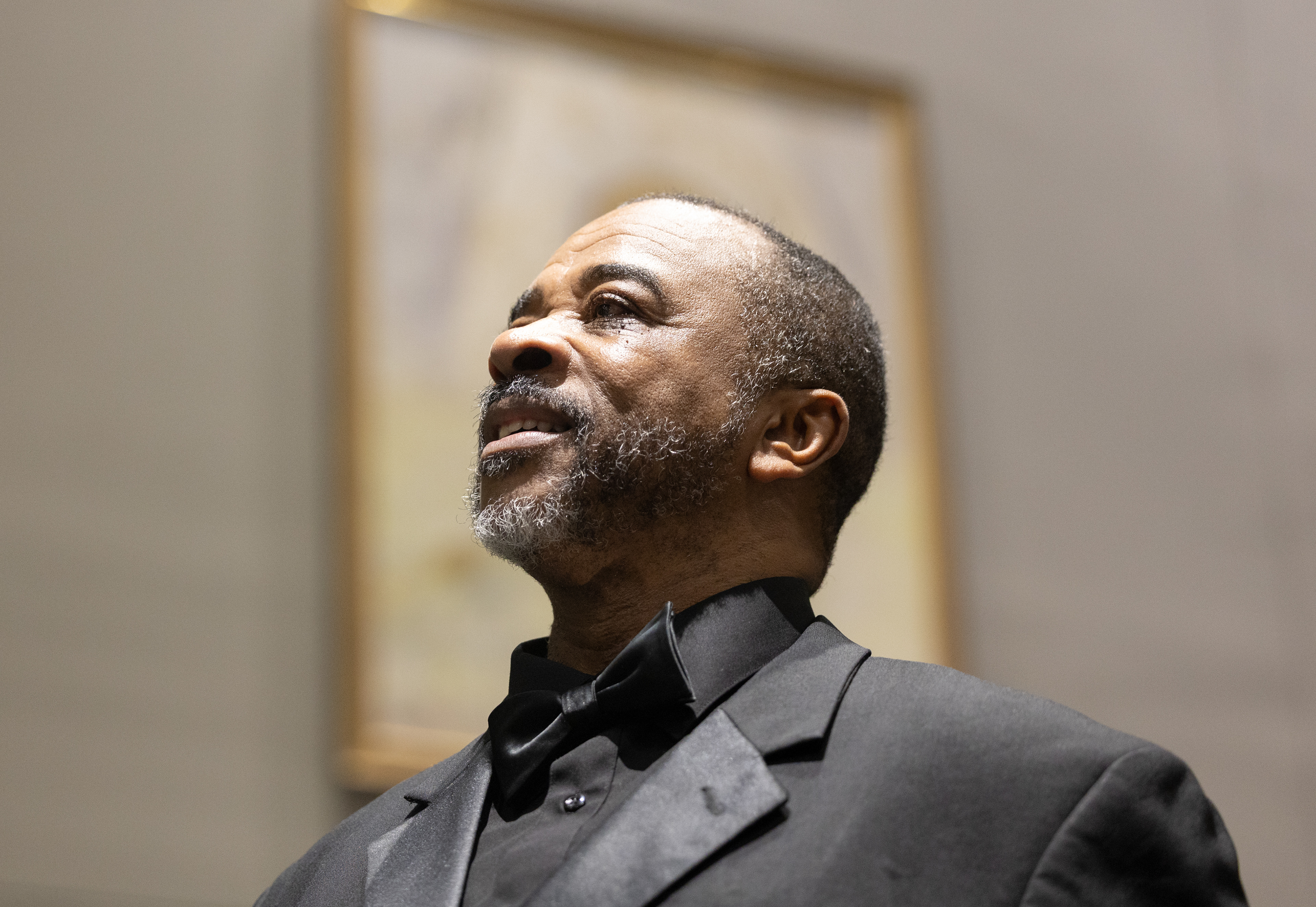 Gregory Broughton, University of Georgia African American Choral Ensemble director, poses for a photo at Hodgson Concert Hall in Athens, Georgia on Friday, April 24, 2026. Broughton joined the faculty at UGA in 1988 and has performed as a soloist across the country including at Carnegie Hall. (Photo/Evan Frilingos)