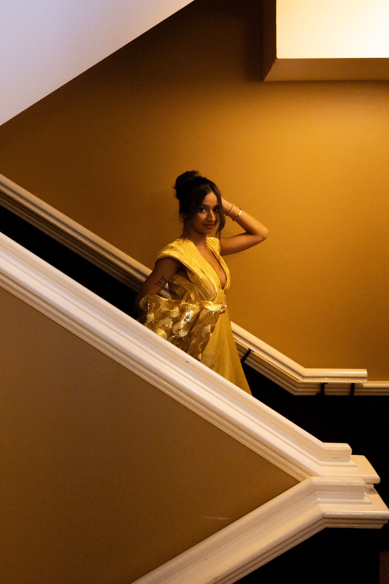 The University of Georgia Fashion Design Student Association presents the “Hollywood Showgirl: All Eyes on Us, All Eyes on You” fall runway show at Morton Theatre in Athens, Georgia on Saturday, Nov. 8, 2025. UGA students designed, modeled and put together all of the outfits. (Photo/Evan Frilingos; @frilingos.photos)