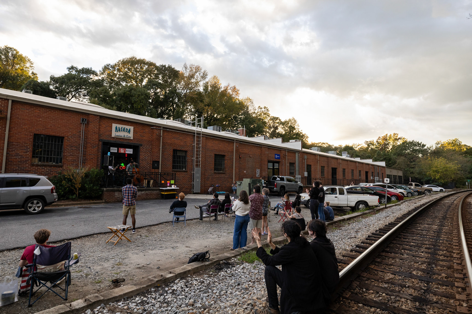 Super Helpful! plays at Porchfest in Athens, Georgia on Sunday, Oct. 19, 2025. (Photo/Evan Frilingos)