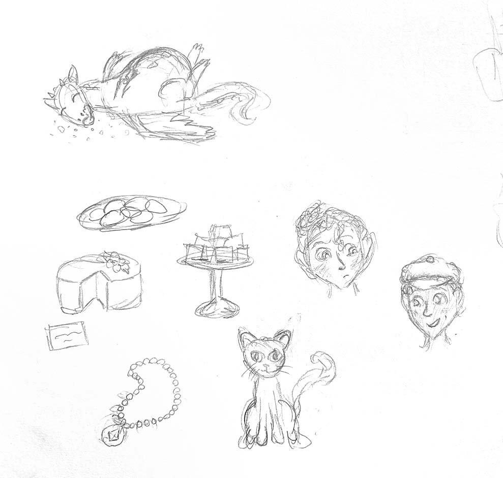 initial idea sketches