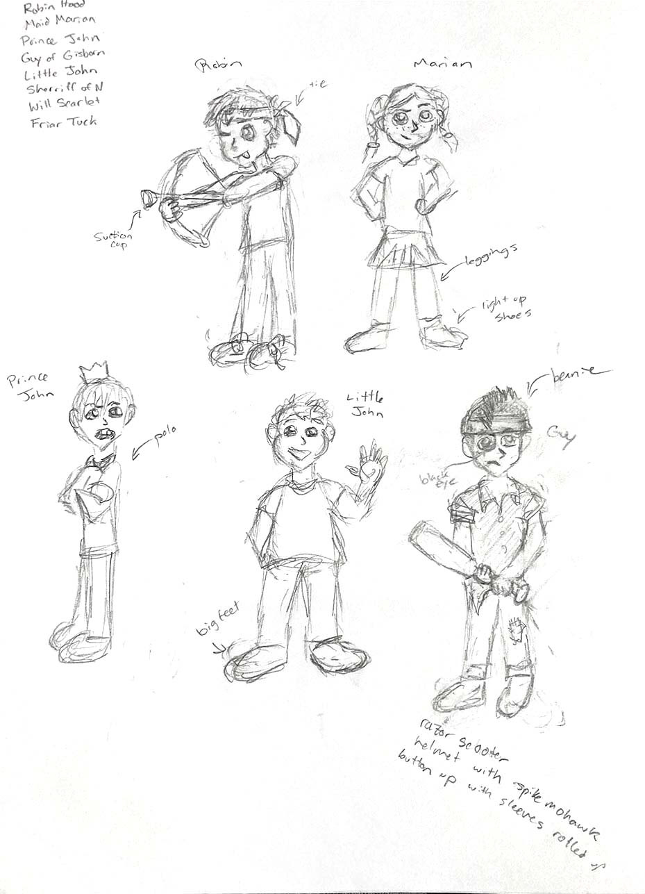 initial sketches
