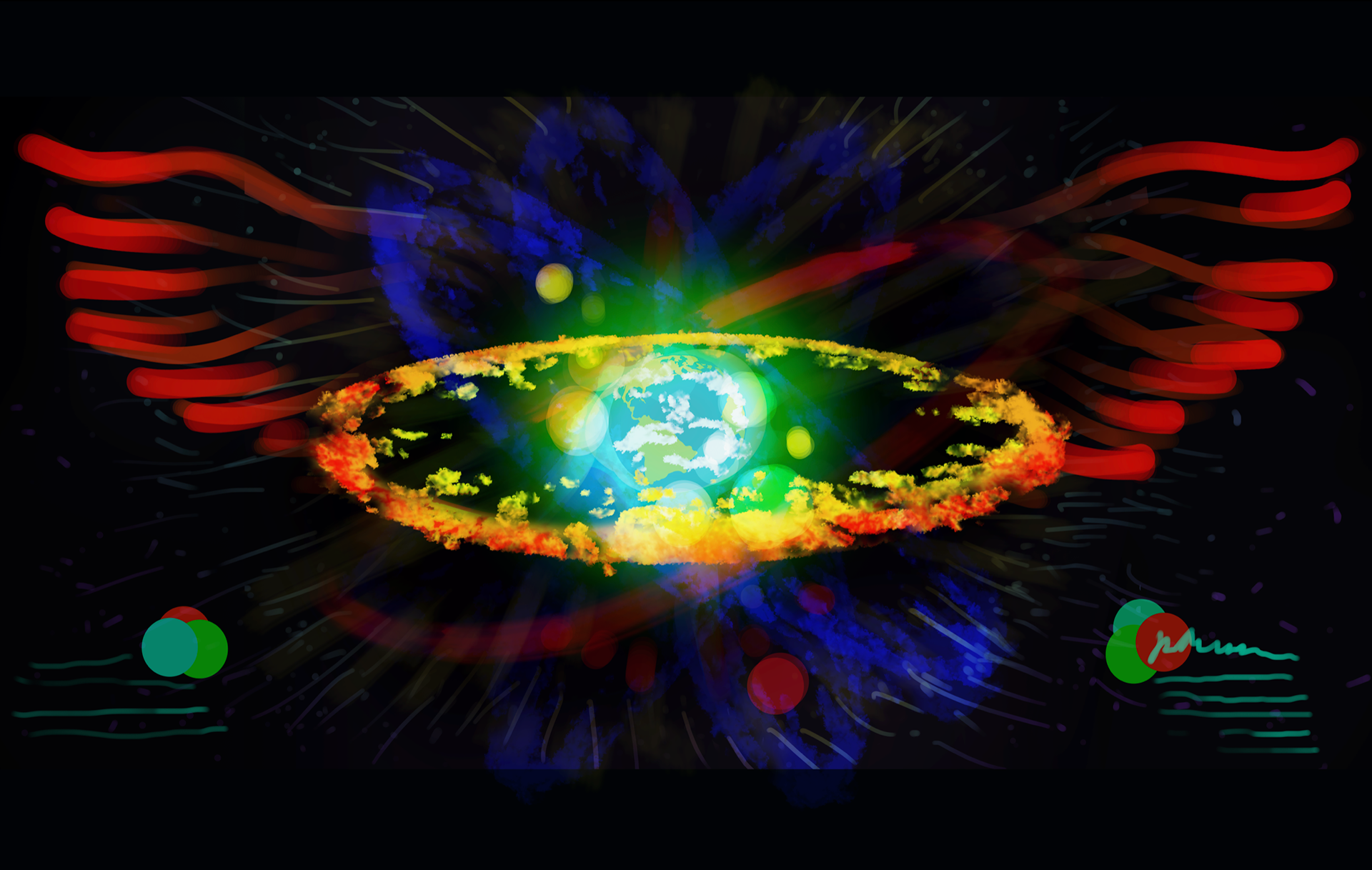 Another version of the rebirth (sci-fi) poster.