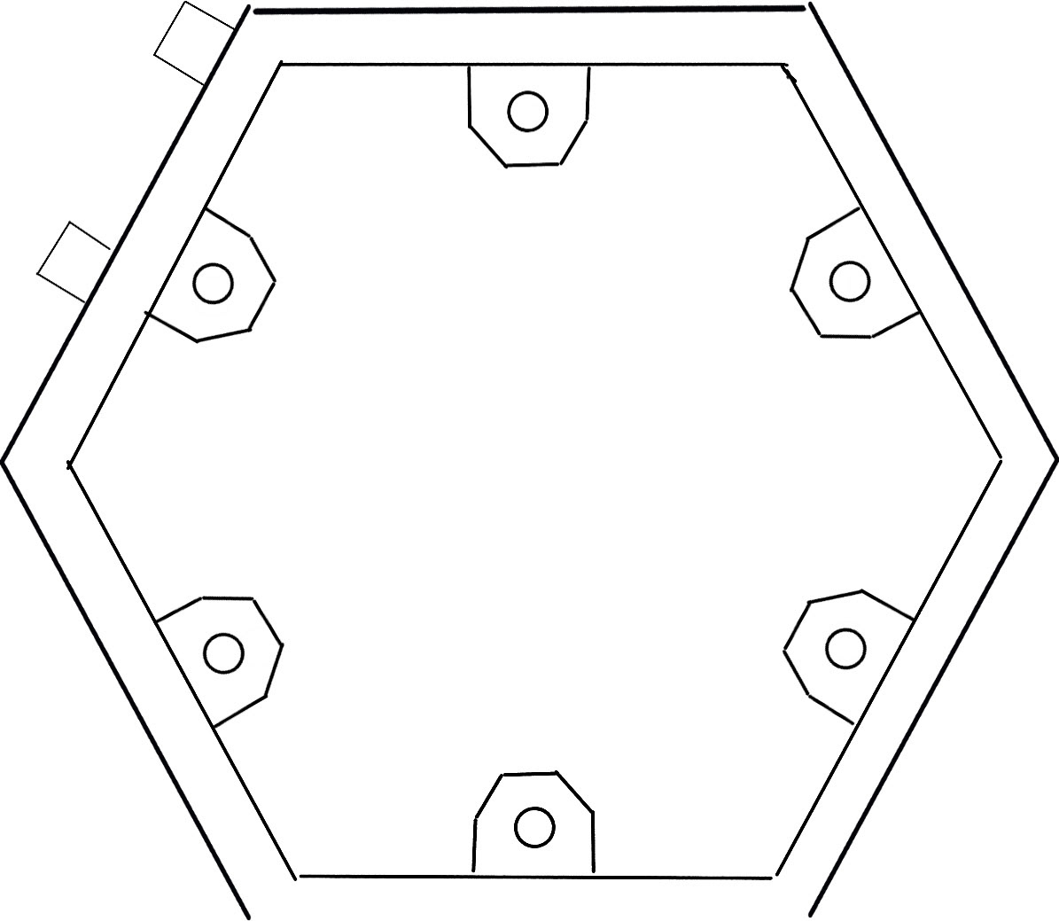 Nanoleaf Hexagon Frame