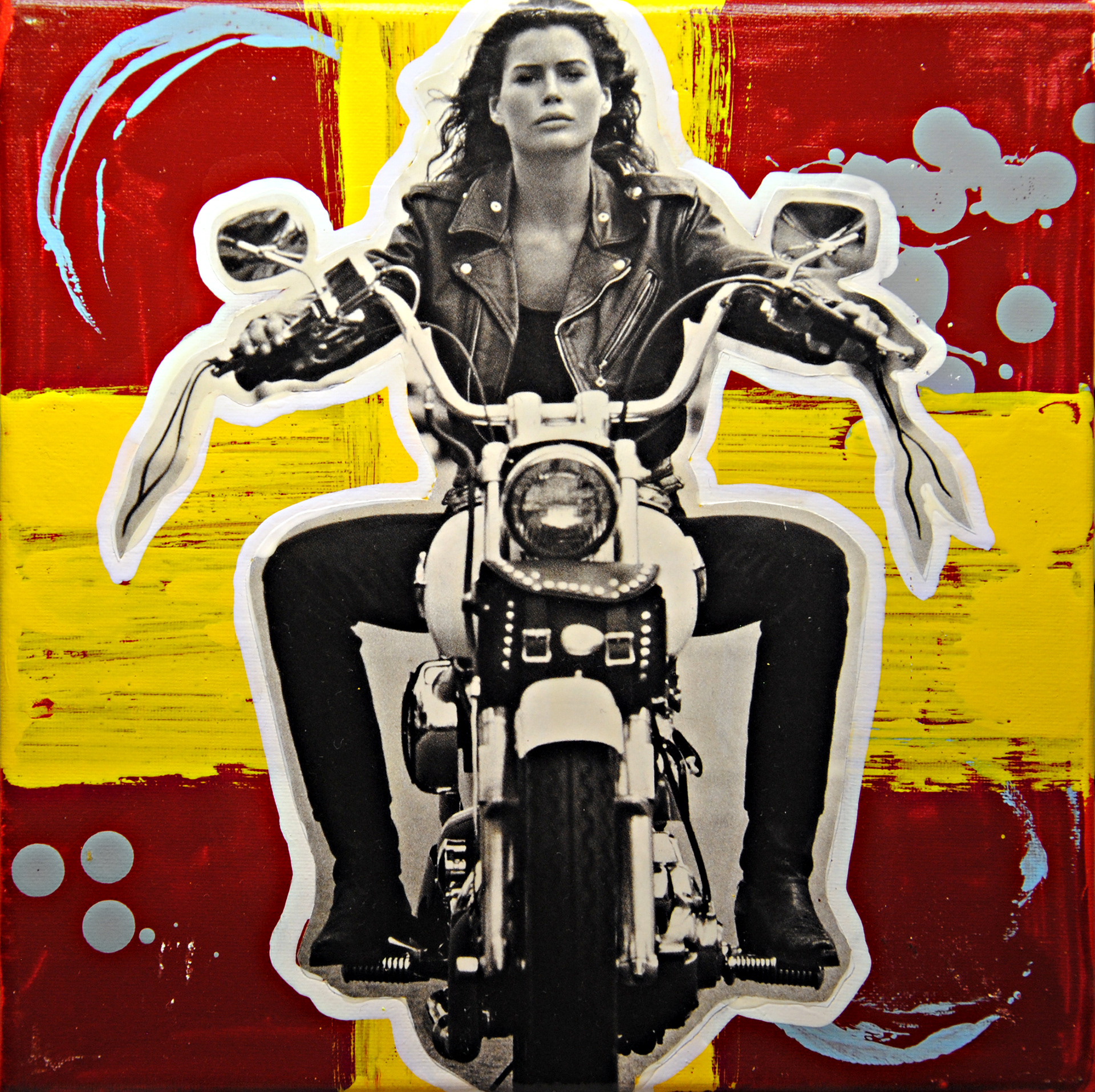 Motorcycle Girl _ 2019 _ cm20x20