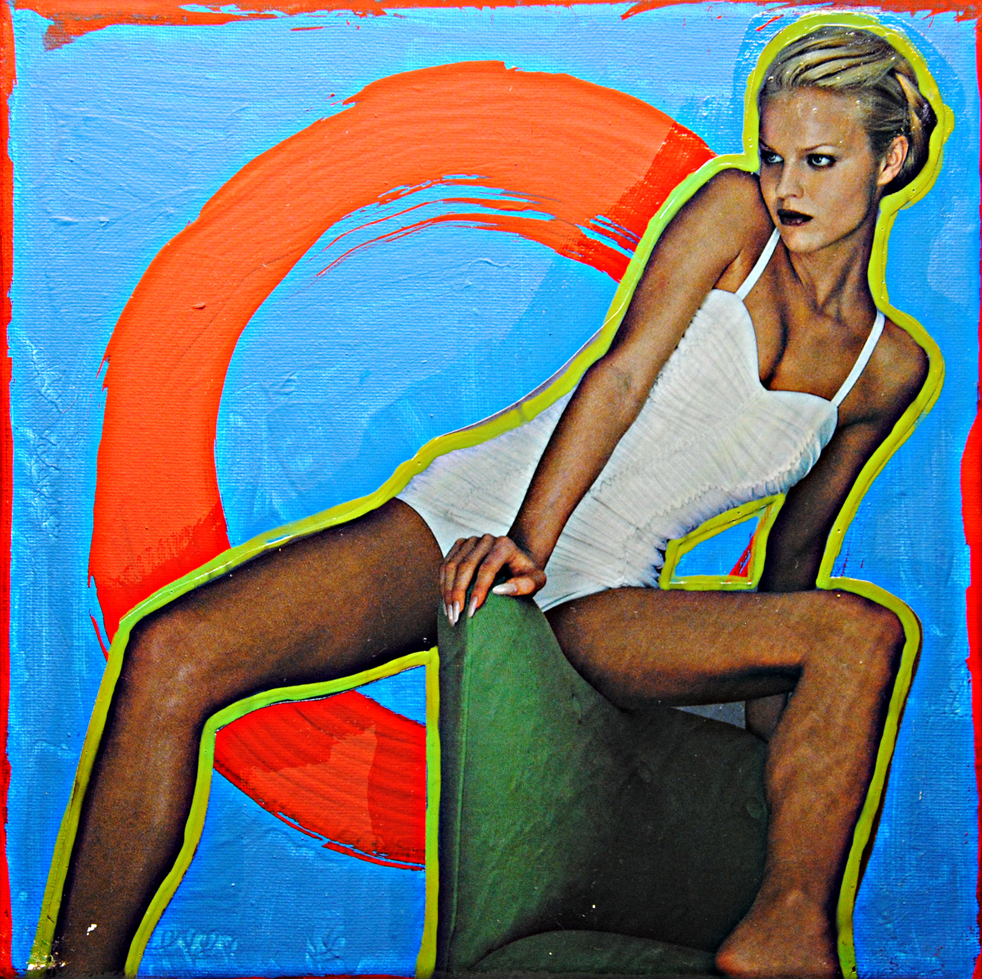 Front of TV _ 2019 _ cm20x20