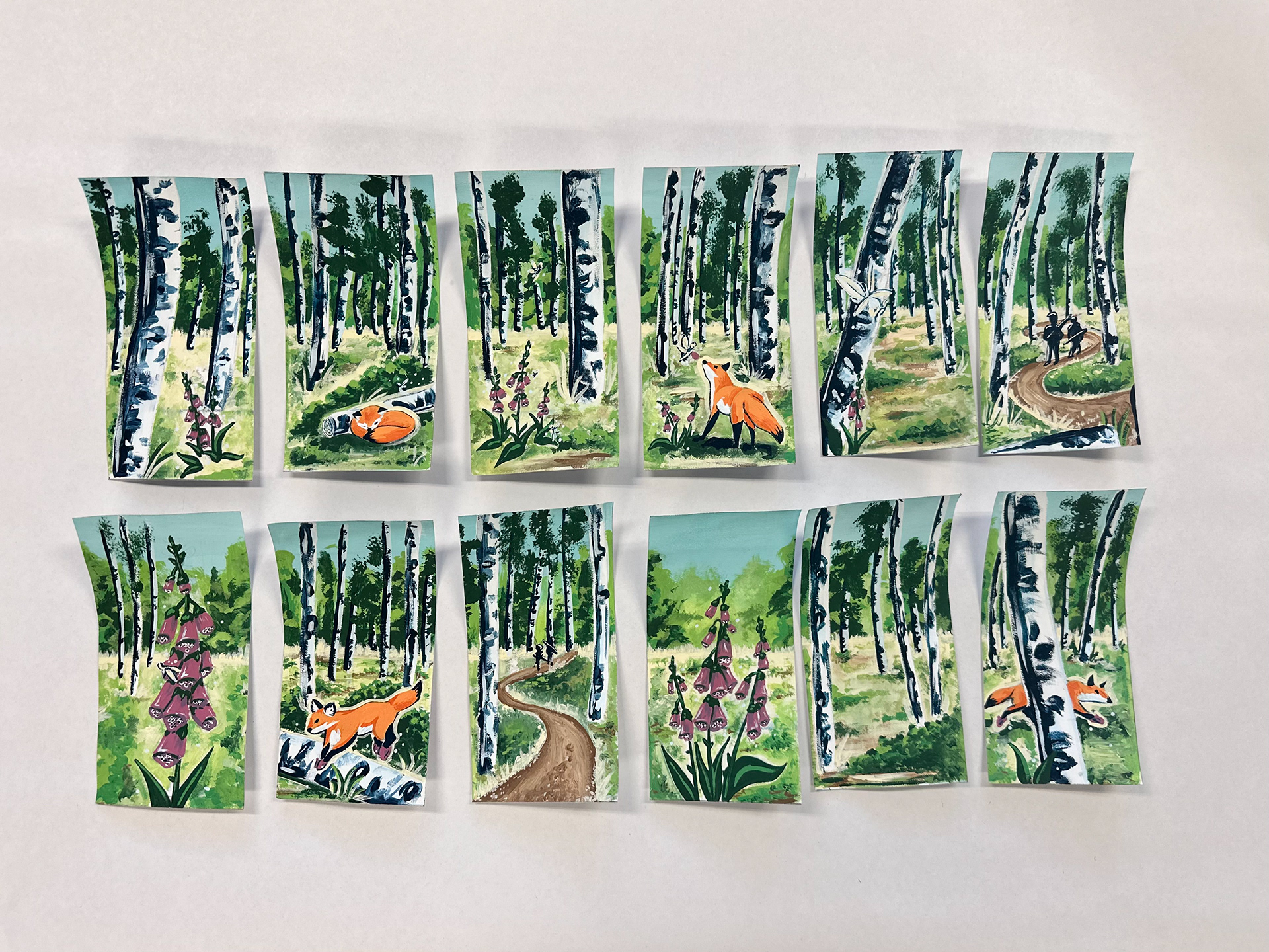 Norwegian Folklore Myriorama Cards - Fall 2024