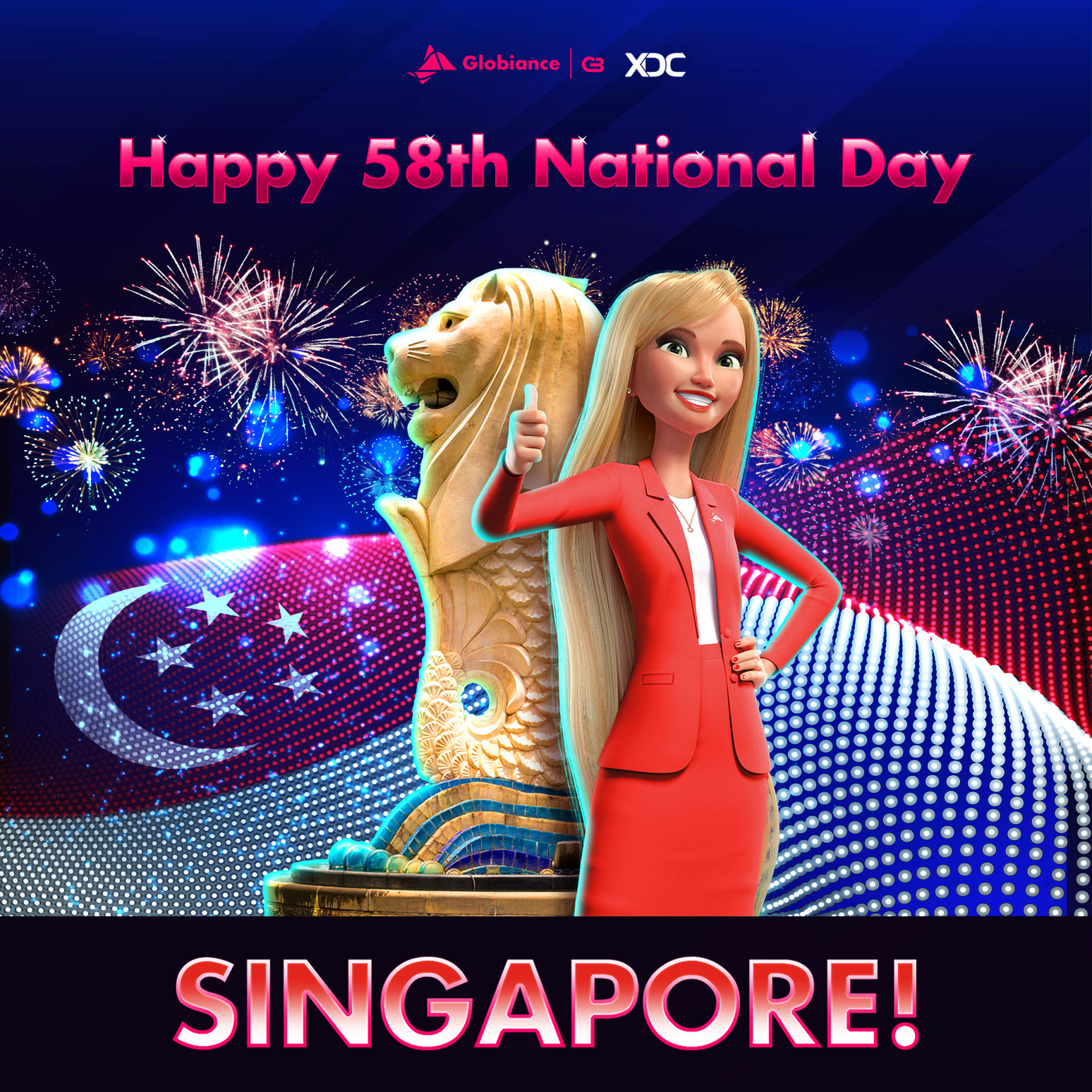 Globiance Singapore Day - Instagram Post