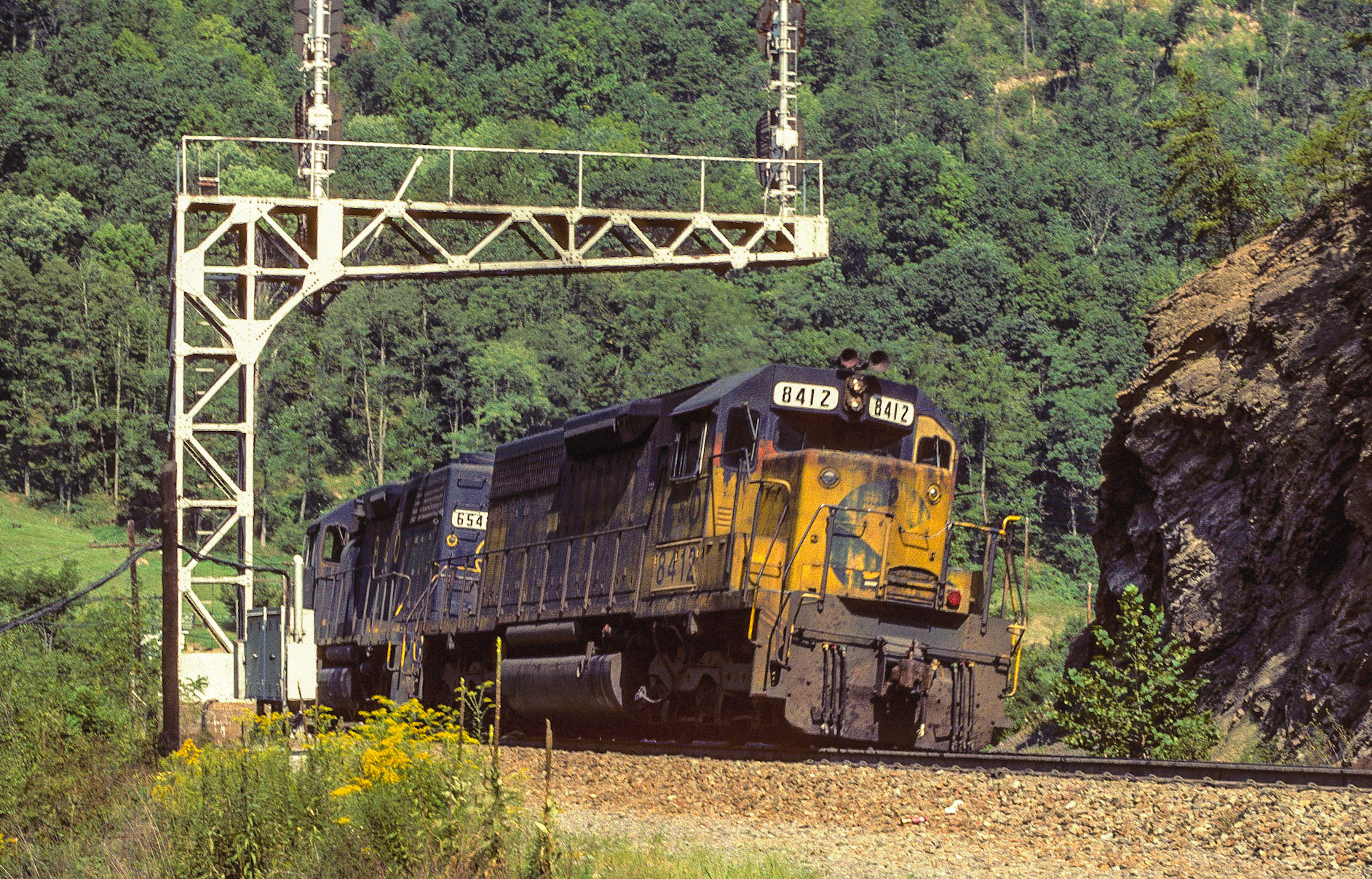 CSX (C&O), Alleghany S.D., Tuckahoe, WV; 8/31/1990