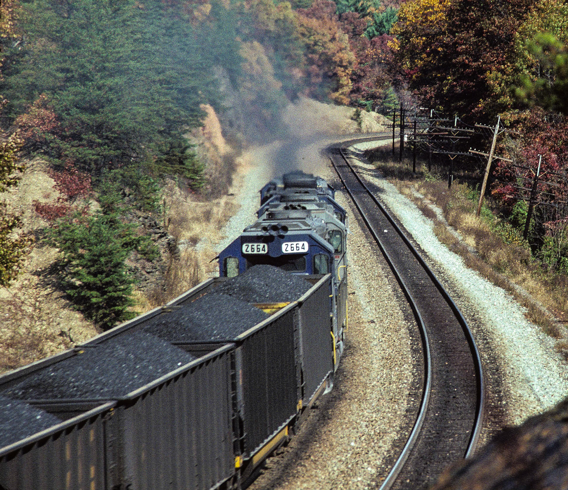 CSX (C&O), Alleghany S.D., Moss Run, VA; Oct. 16, 1991