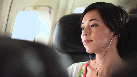 On Jet Listening to Music - Cinemagraph by B D Fink Studios