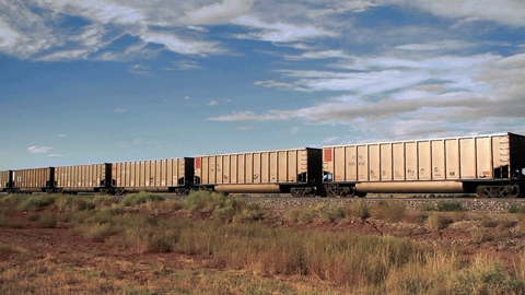 Cargo Train Moving - Cinemagraph by B D Fink Studios