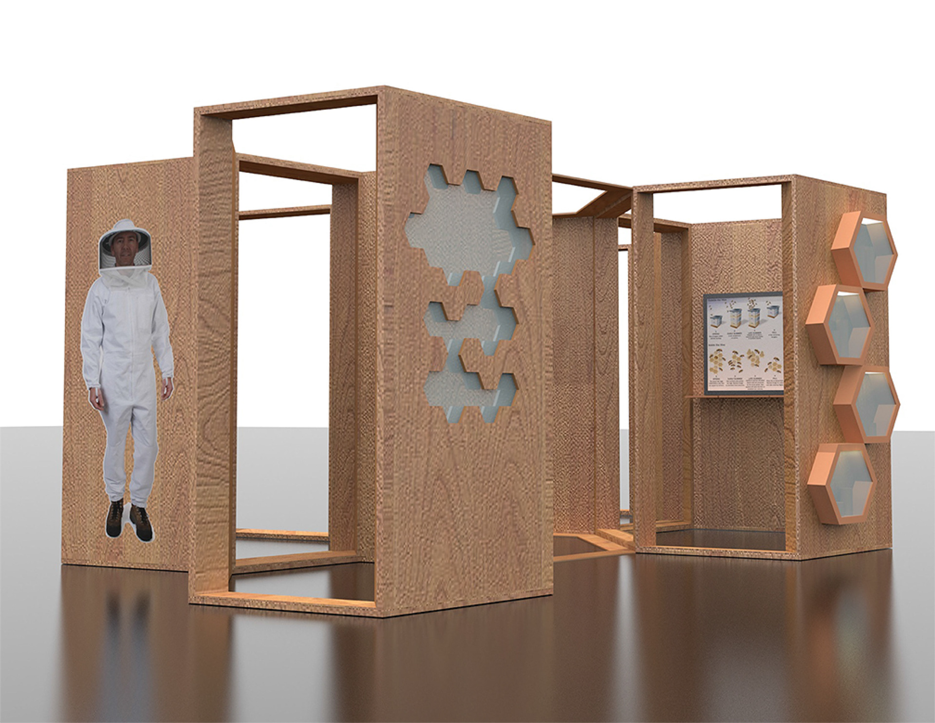 Client: Lonestar Exhibits - Bee Exhibit Houston Rodeo