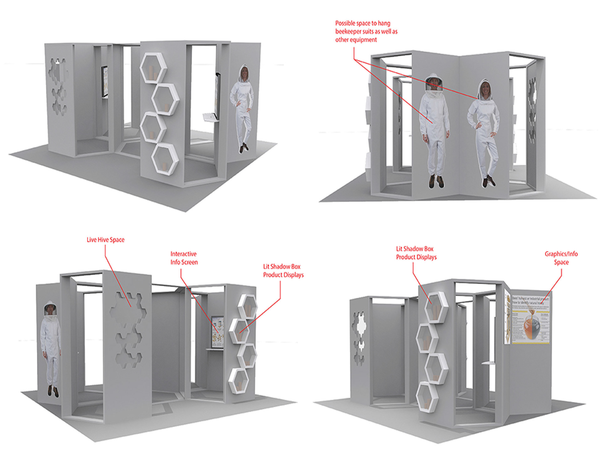 Client: Lonestar Exhibits - Bee Exhibit Houston Rodeo