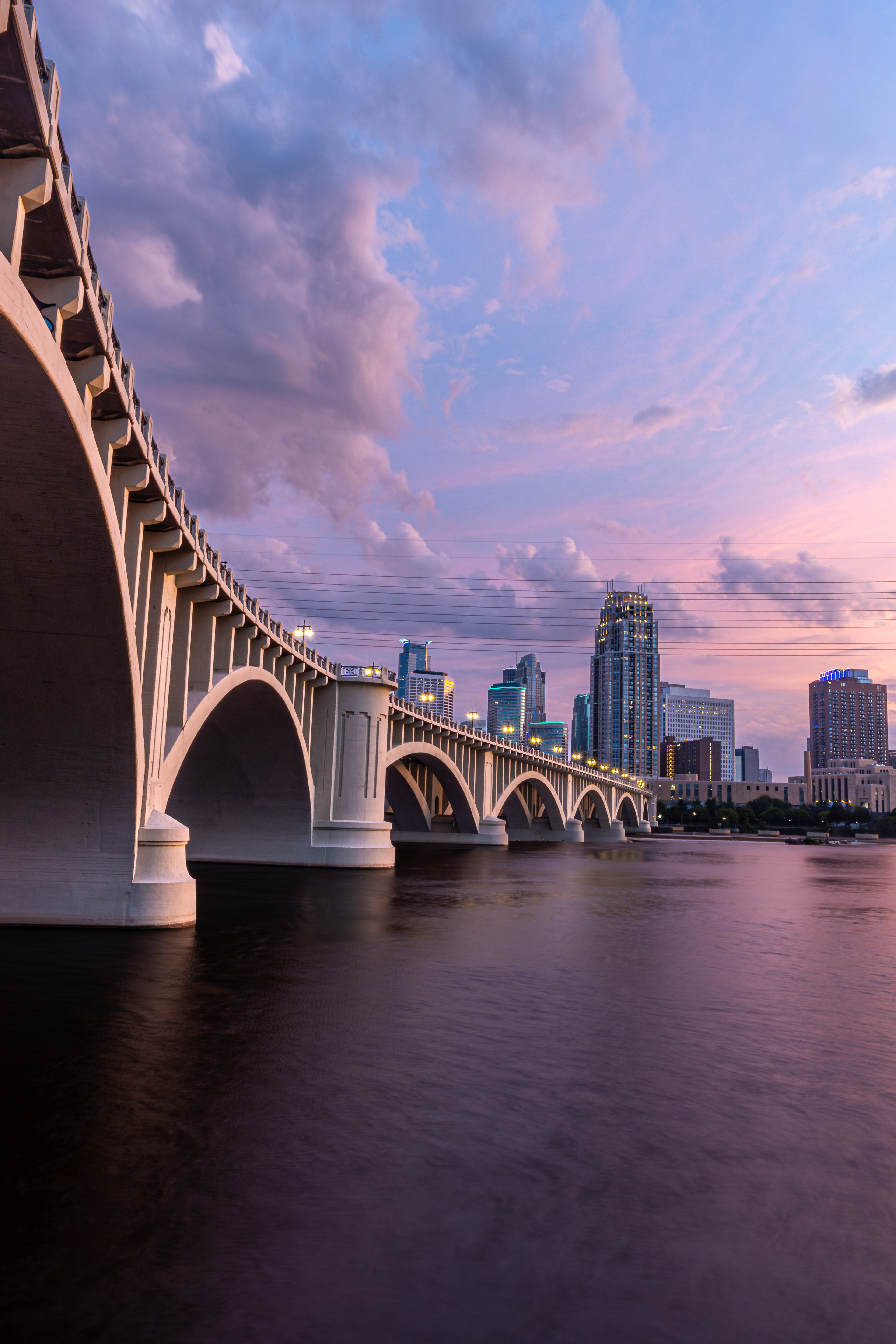 Central Avenue Bridge - post sunset hues