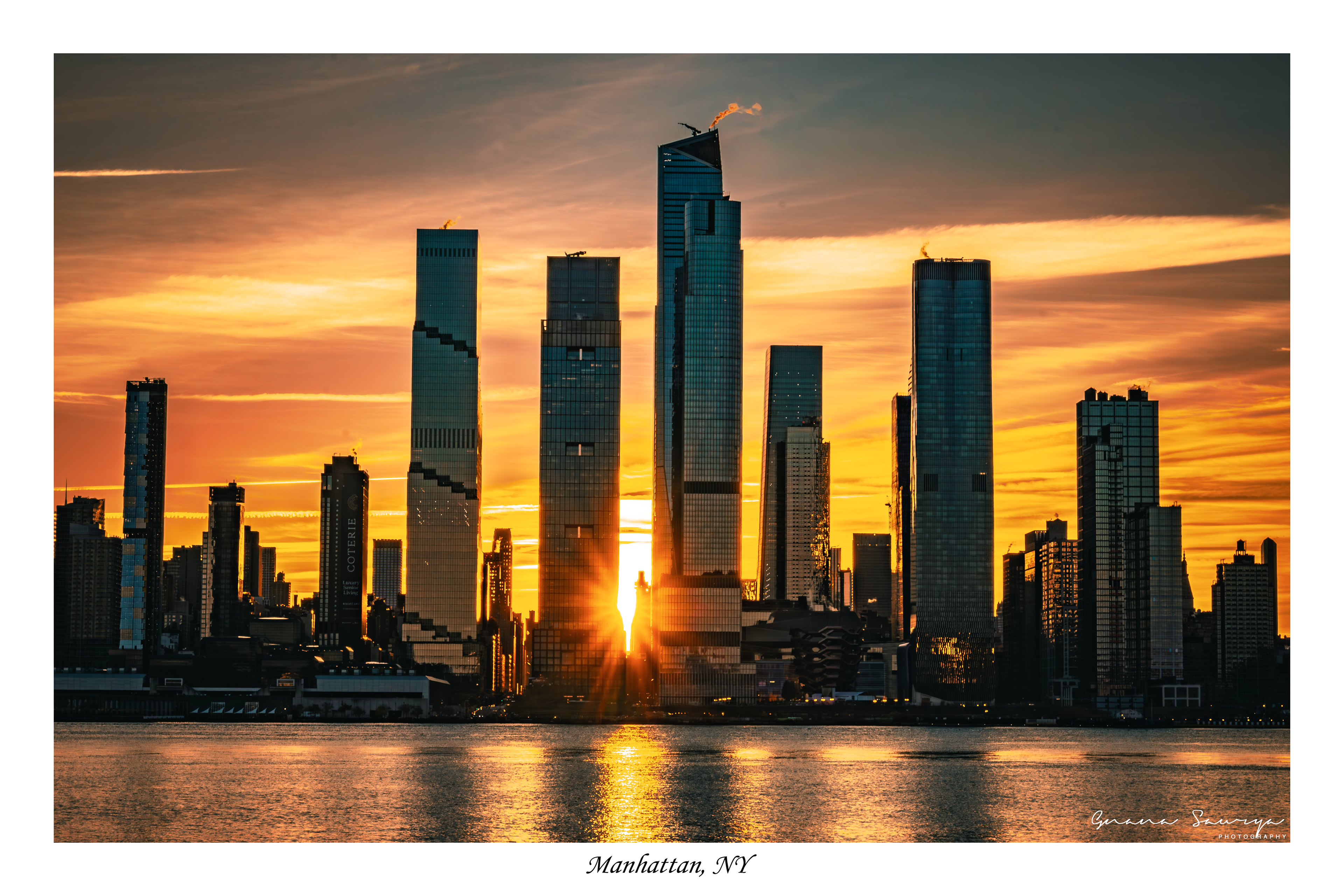 Sunrise at Manhattan, New York