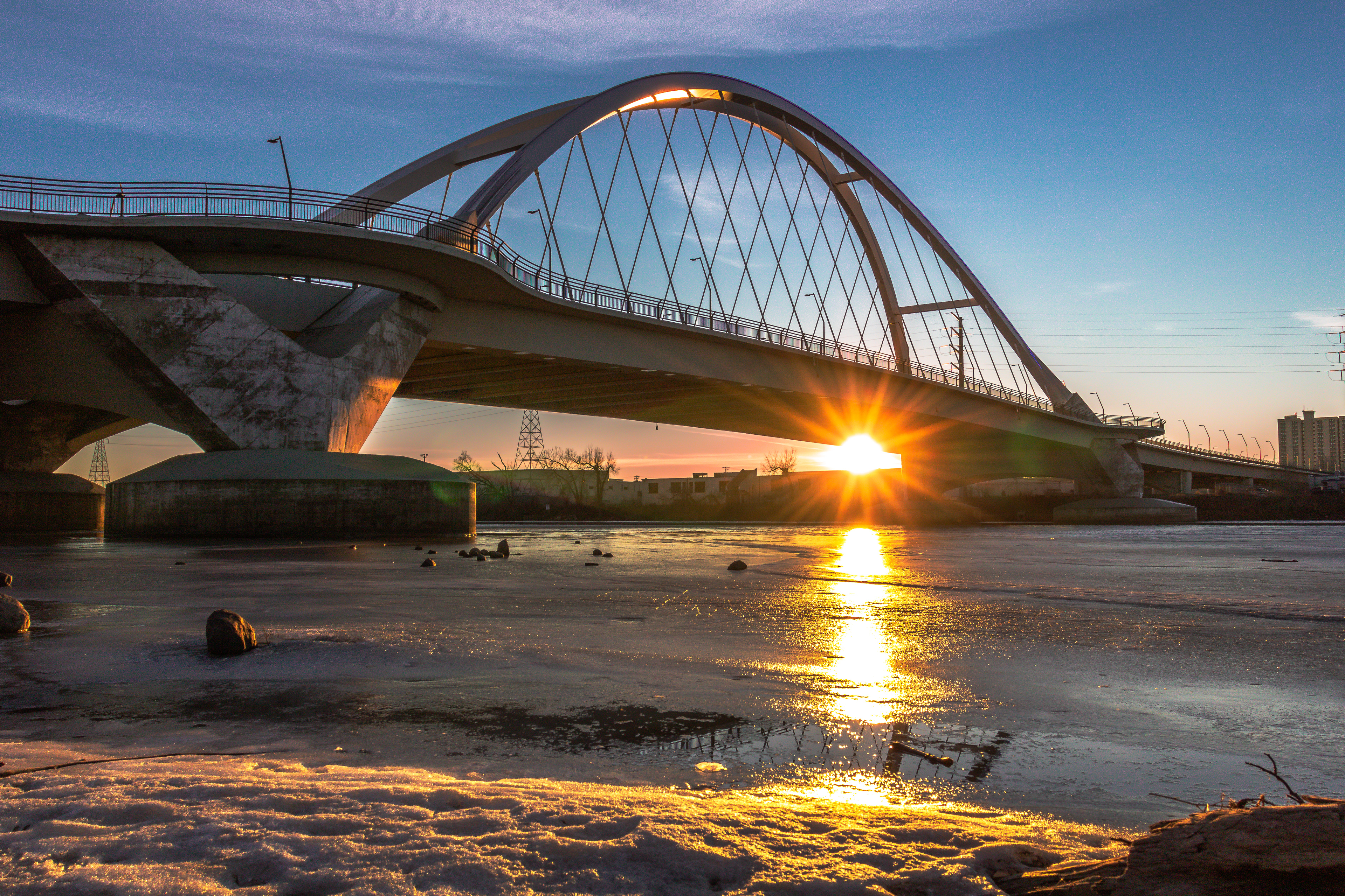 Sunset - Lowry Avenue Bridge, Minneapolis